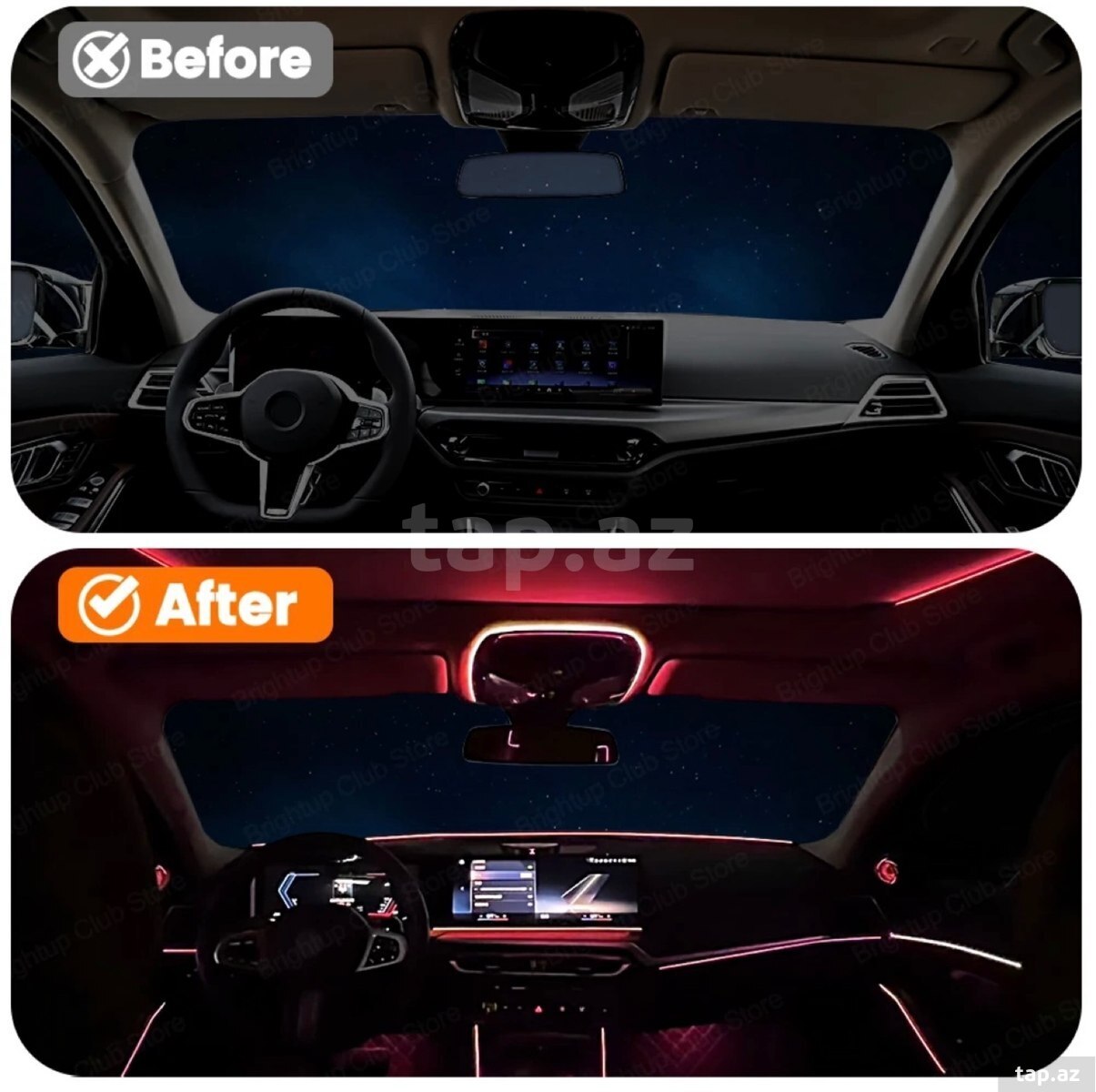 BMW G30 plafon ambiansı (5)