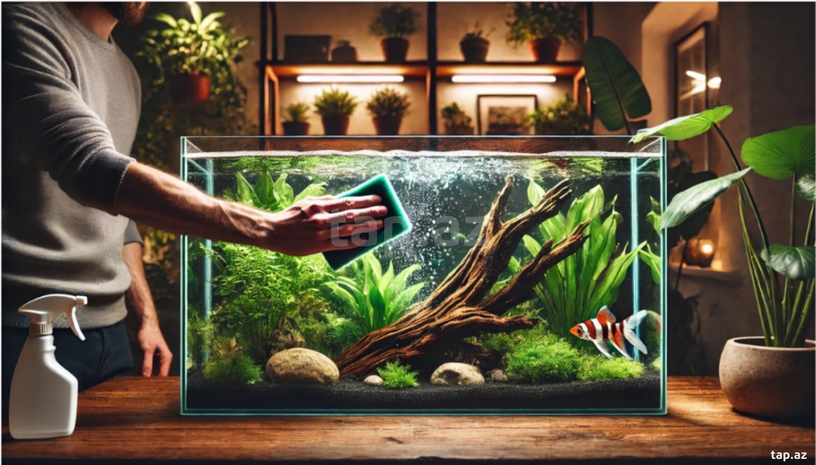 Akvariumlara servis xidməti