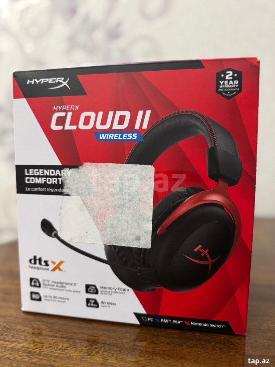 Qulaqlıq HyperX Cloud II Wireless Gaming