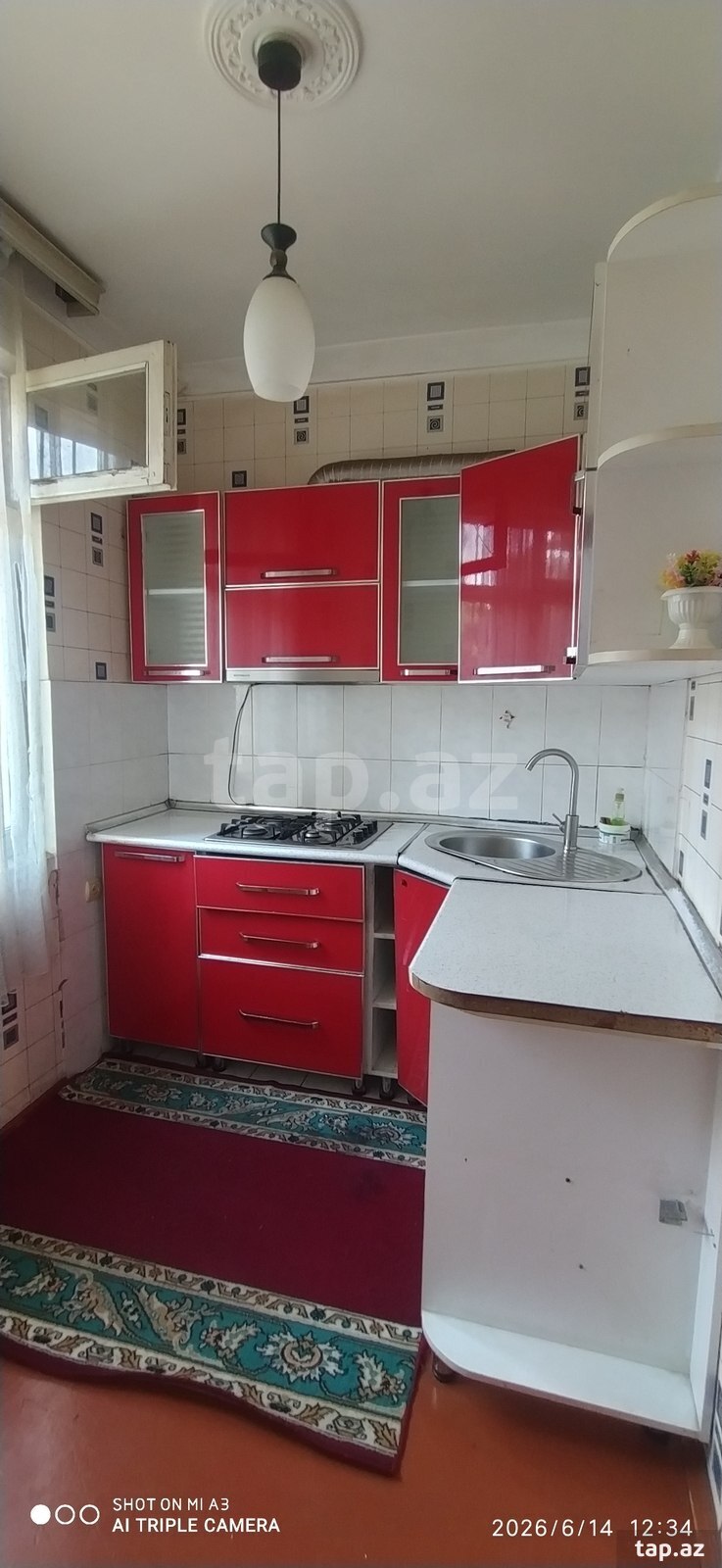 2-otaqlı mənzil kirayə verilir, Binəqədi r., 50 m² (5)