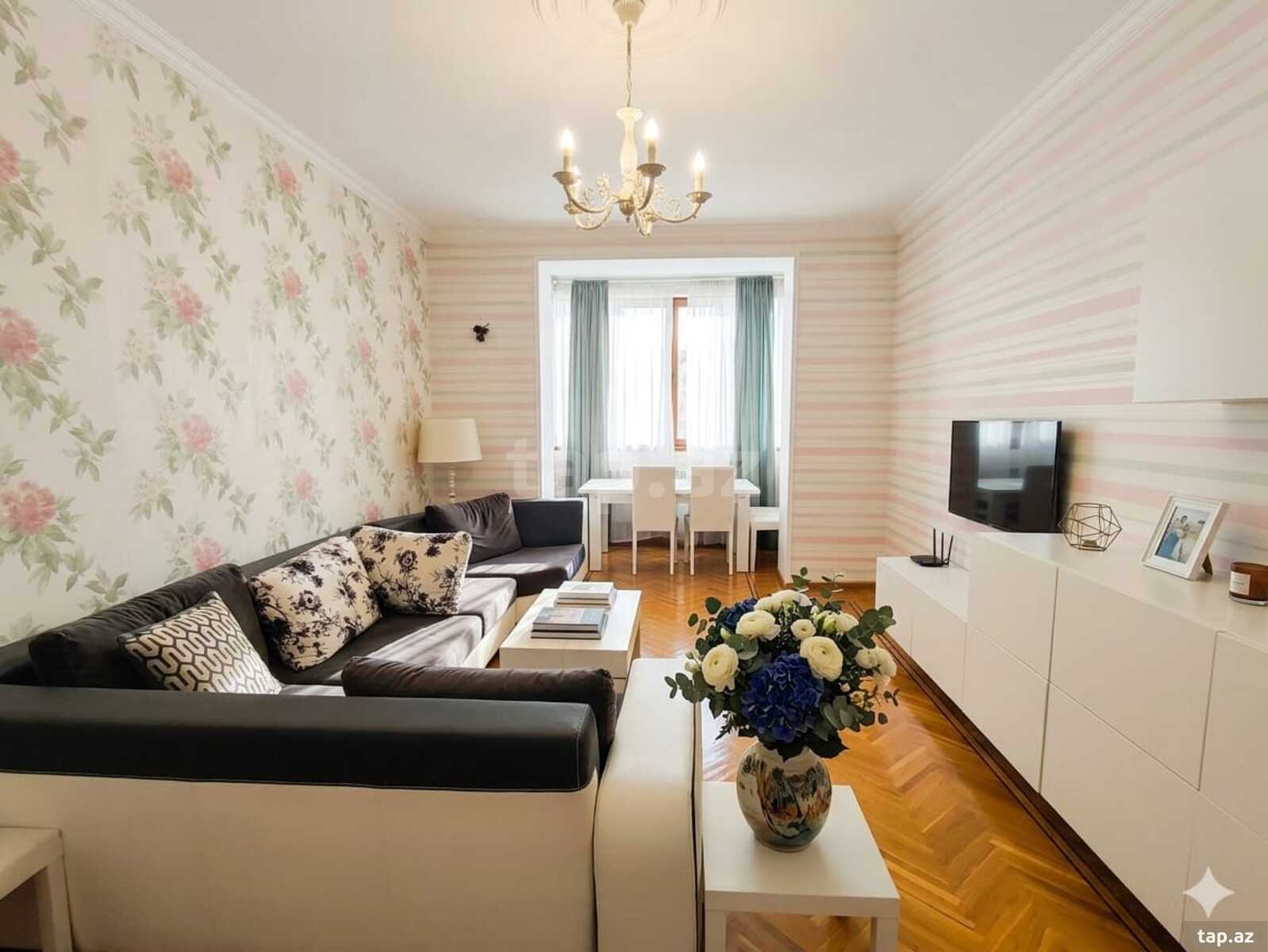 2-otaqlı mənzil kirayə verilir, Nəsimi r., 85 m² (2)