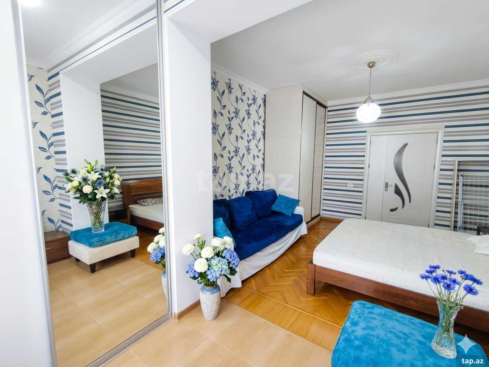 2-otaqlı mənzil kirayə verilir, Nəsimi r., 85 m² (12)