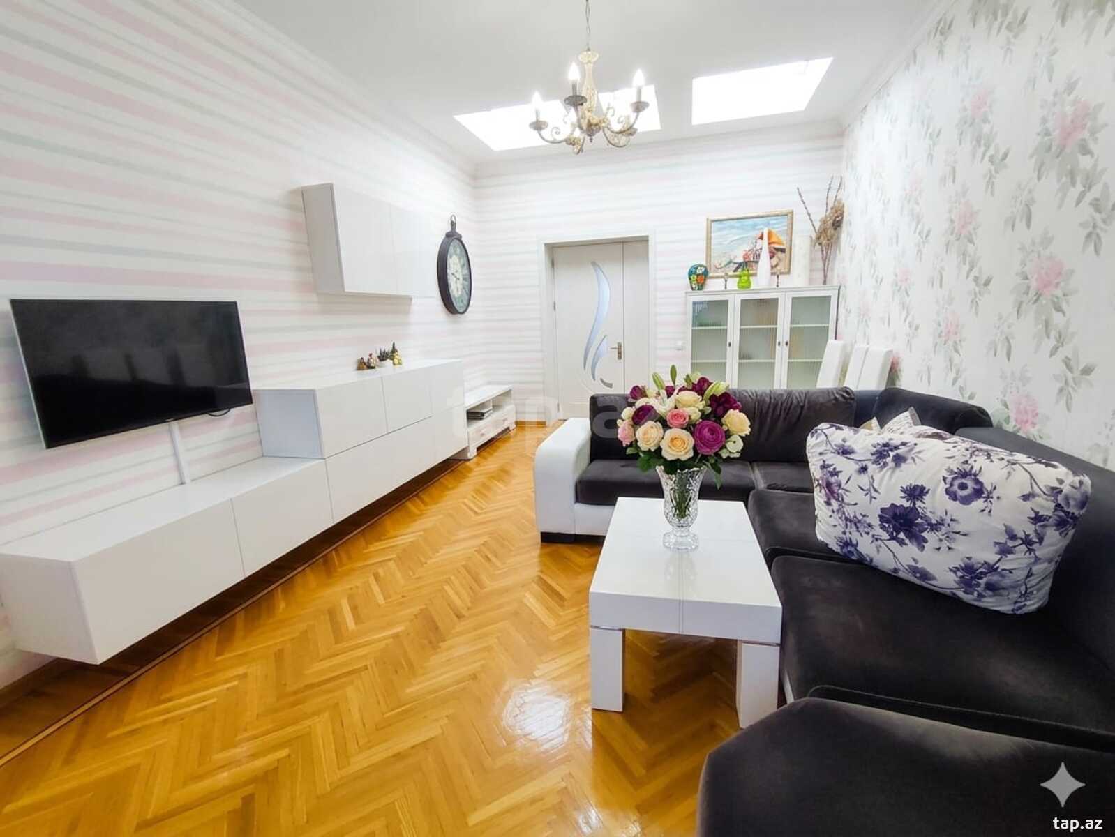 2-otaqlı mənzil kirayə verilir, Nəsimi r., 85 m² (4)