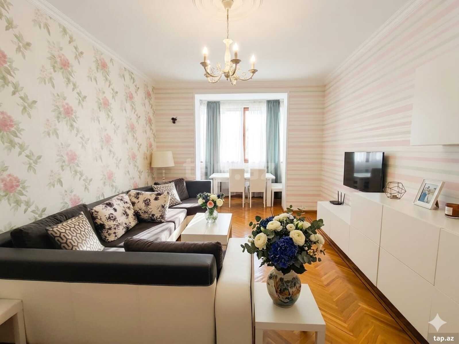 2-otaqlı mənzil kirayə verilir, Nəsimi r., 85 m² (3)