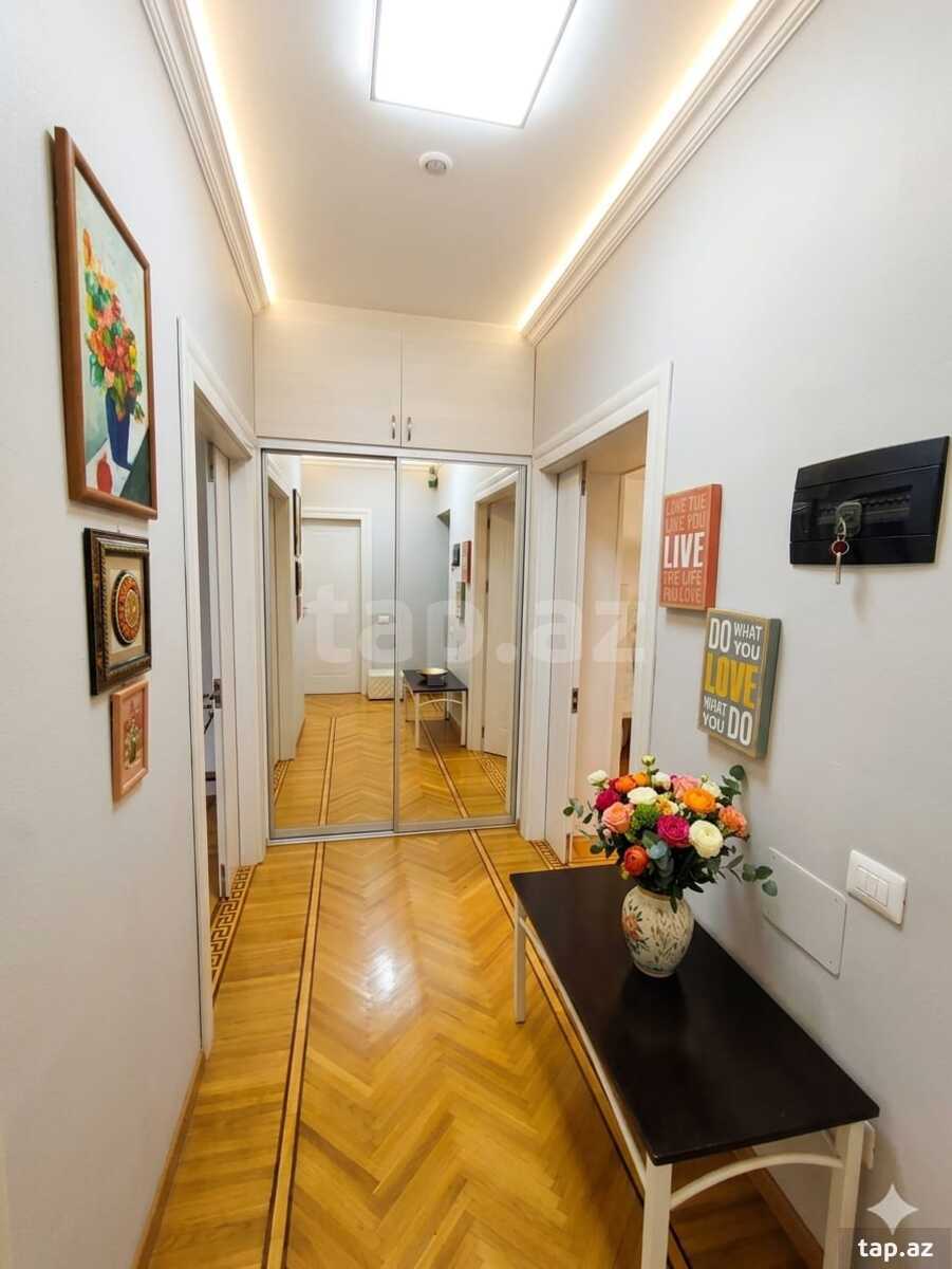 2-otaqlı mənzil kirayə verilir, Nəsimi r., 85 m² (18)