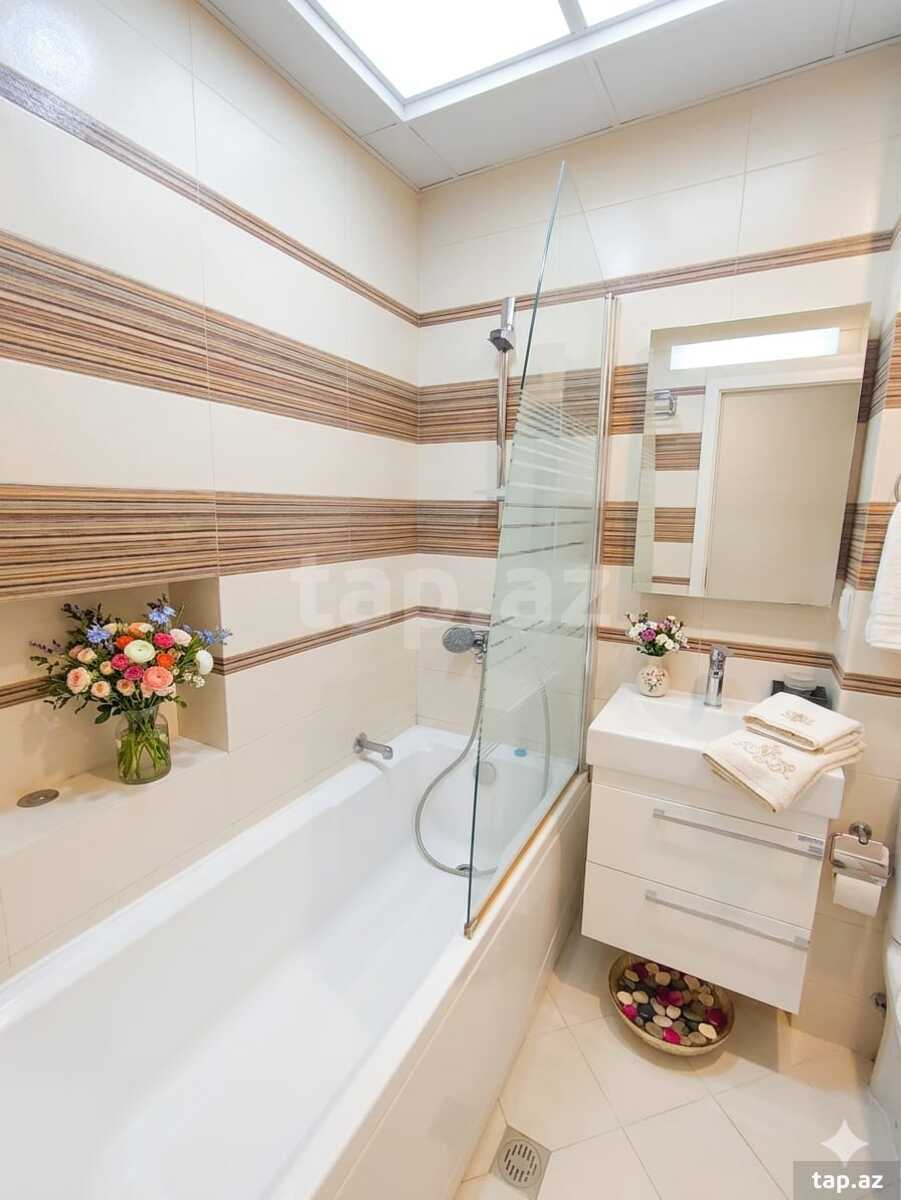 2-otaqlı mənzil kirayə verilir, Nəsimi r., 85 m² (19)