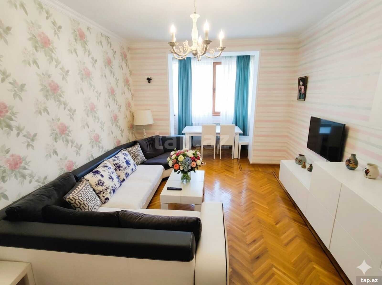 2-otaqlı mənzil kirayə verilir, Nəsimi r., 85 m² (5)