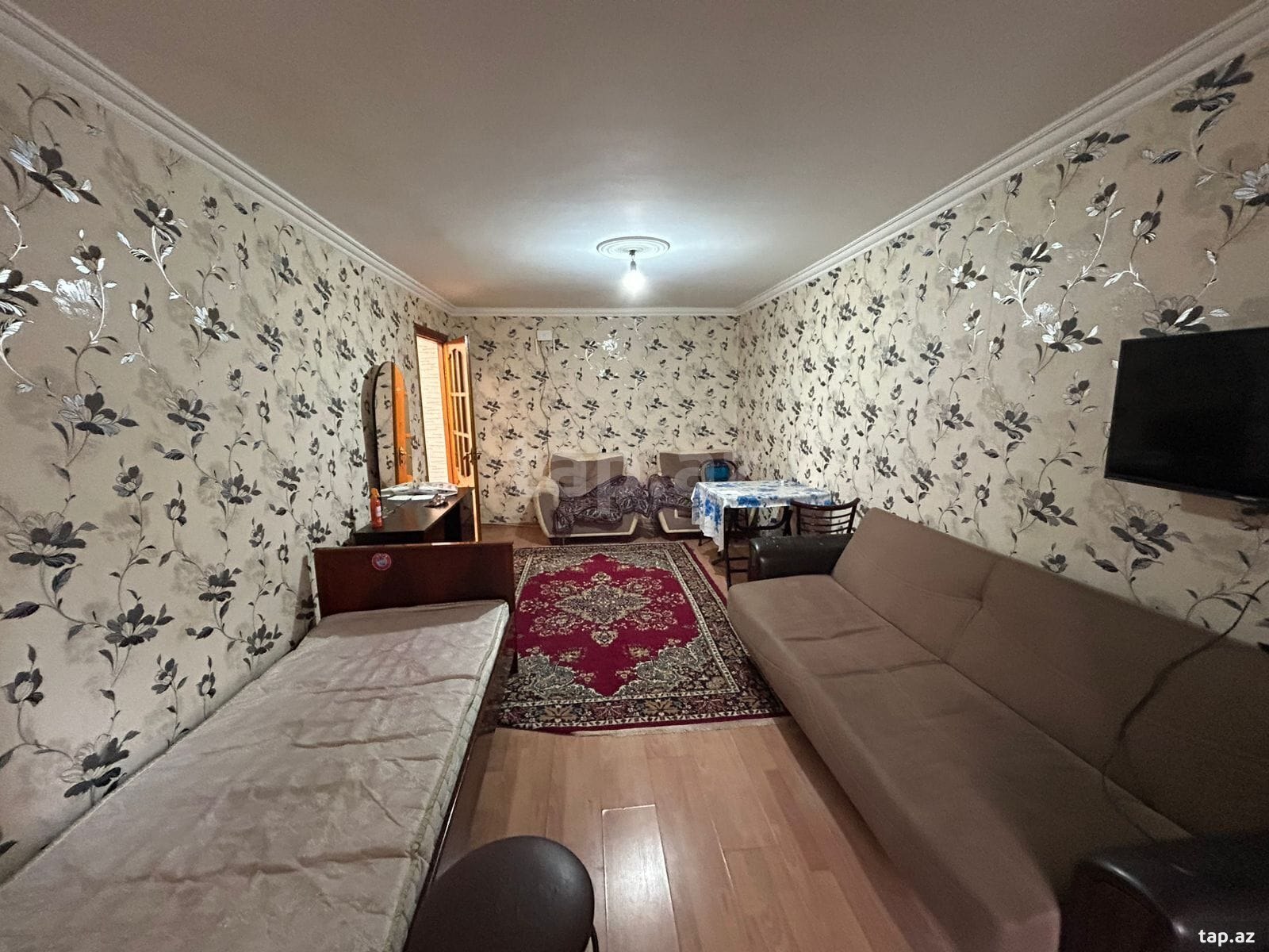 1-otaqlı mənzil kirayə verilir, Qara Qarayev m., 40 m² (4)