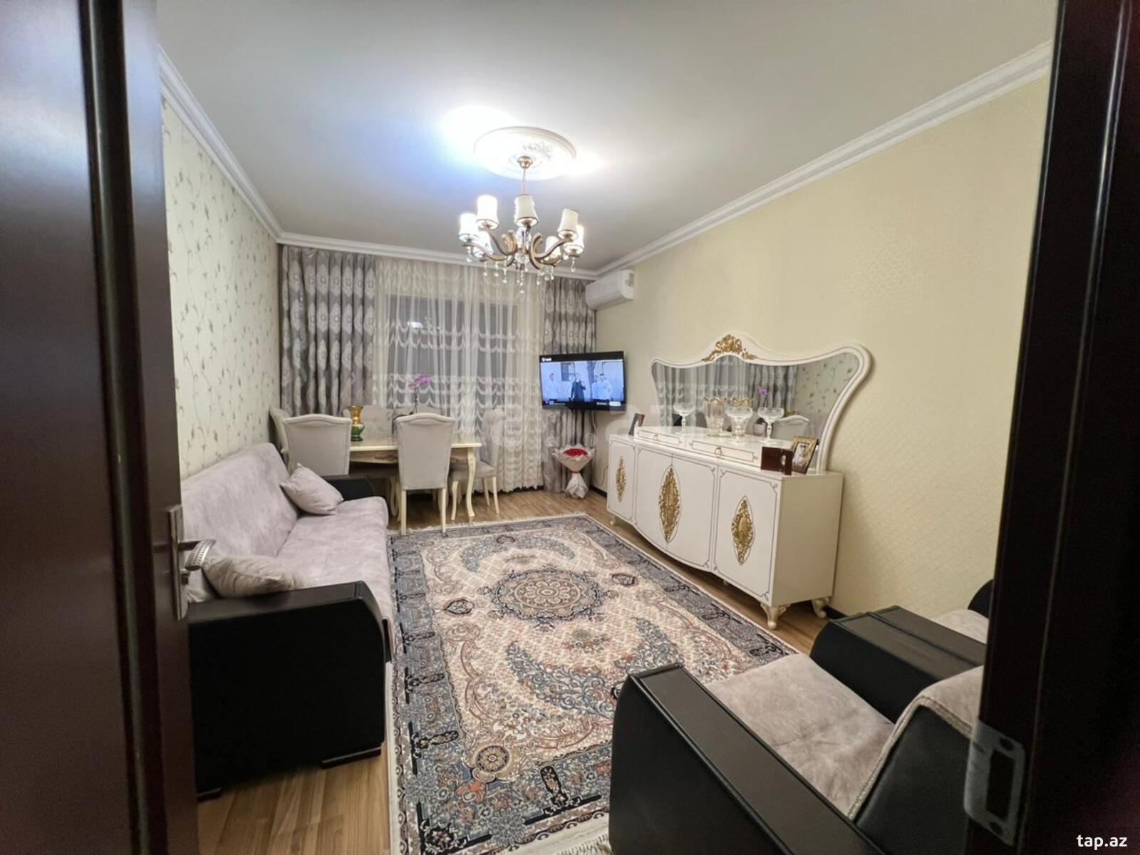 3-otaqlı mənzil, Yeni Günəşli qəs., 80 m²