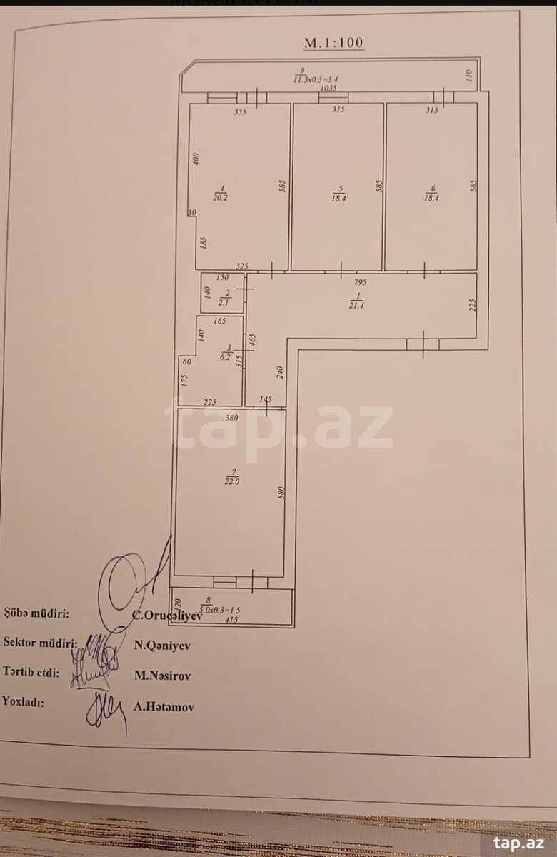 3-otaqlı yeni tikili, Nizami r., 114 m² (11)