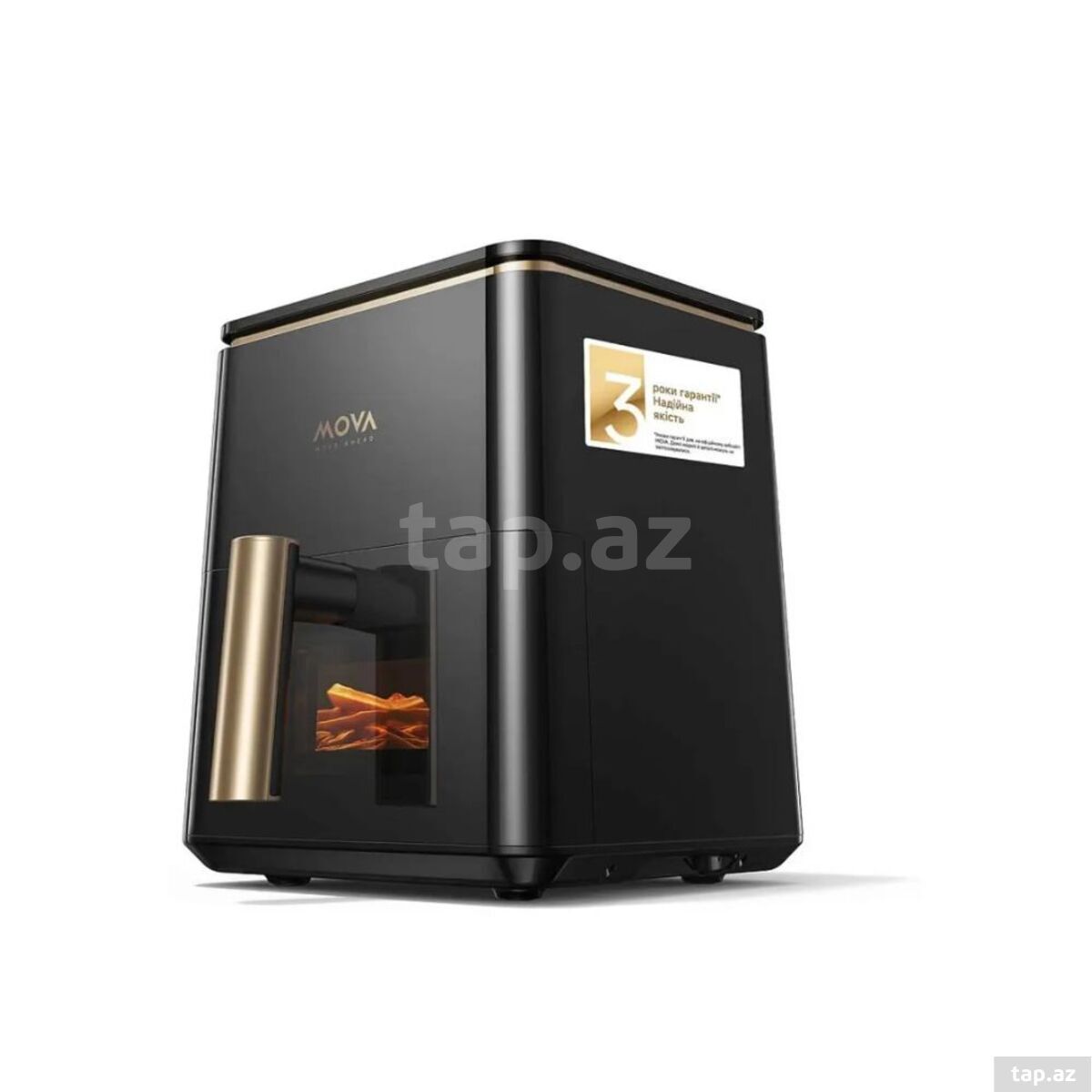 Fritür Mova Metalish AF10 Pro Black (5)