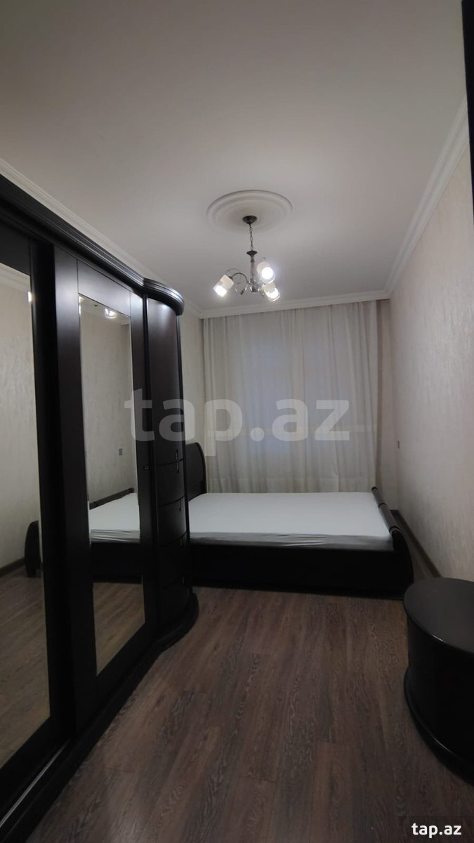 2-otaqlı mənzil kirayə verilir, Memar Əcəmi m., 45 m² (2)