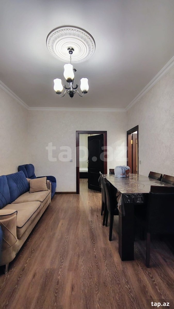 2-otaqlı mənzil kirayə verilir, Memar Əcəmi m., 45 m² (8)
