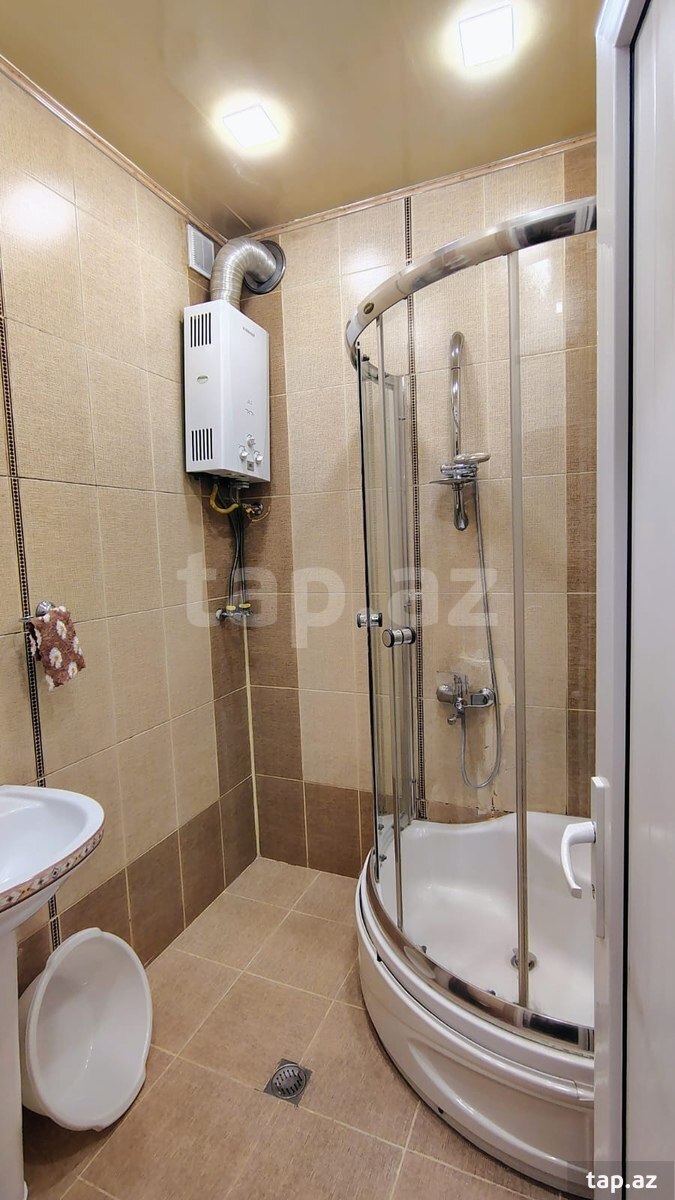 2-otaqlı mənzil kirayə verilir, Memar Əcəmi m., 45 m² (5)