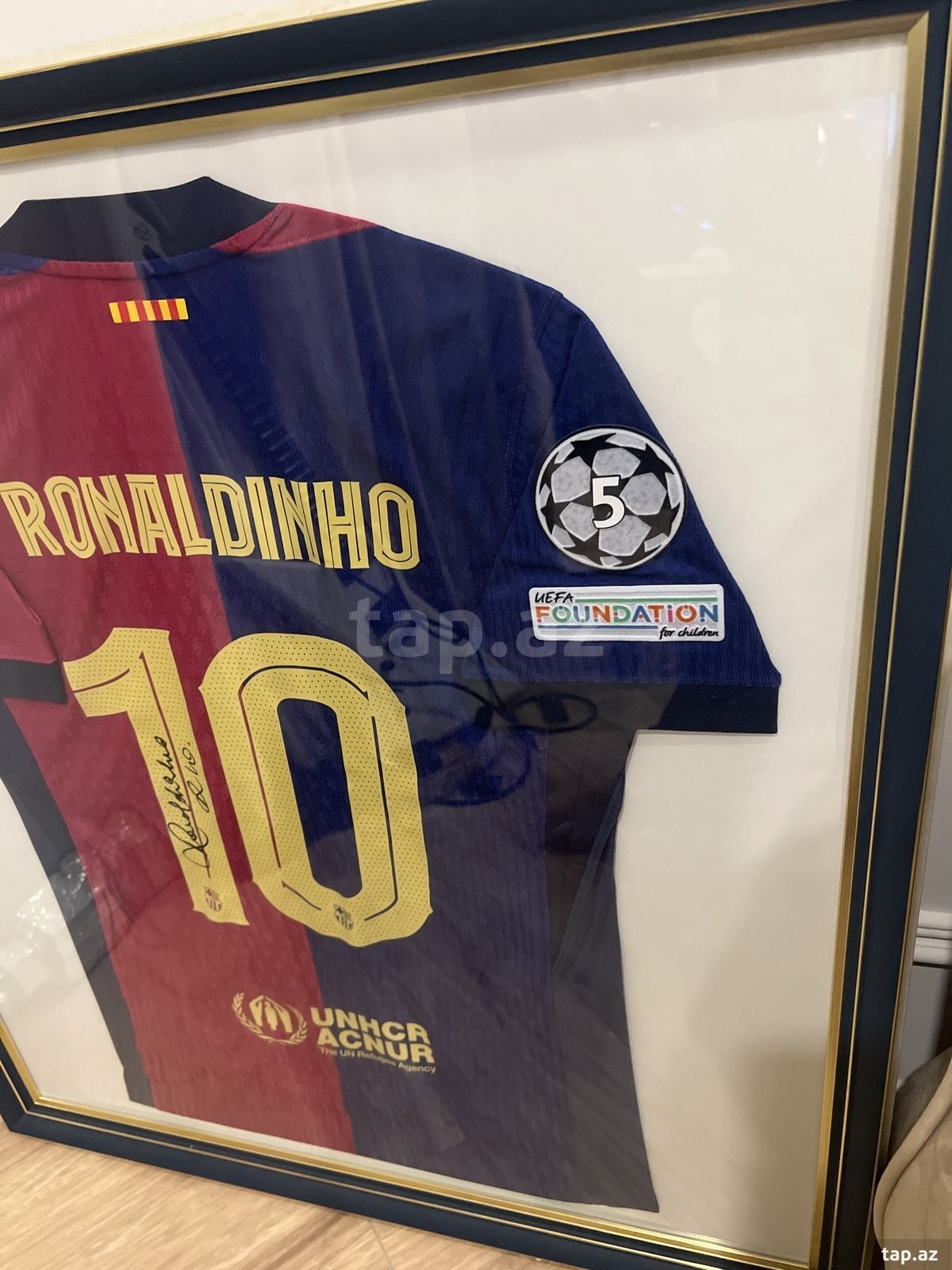 Ronaldinho imzalı forma (4)