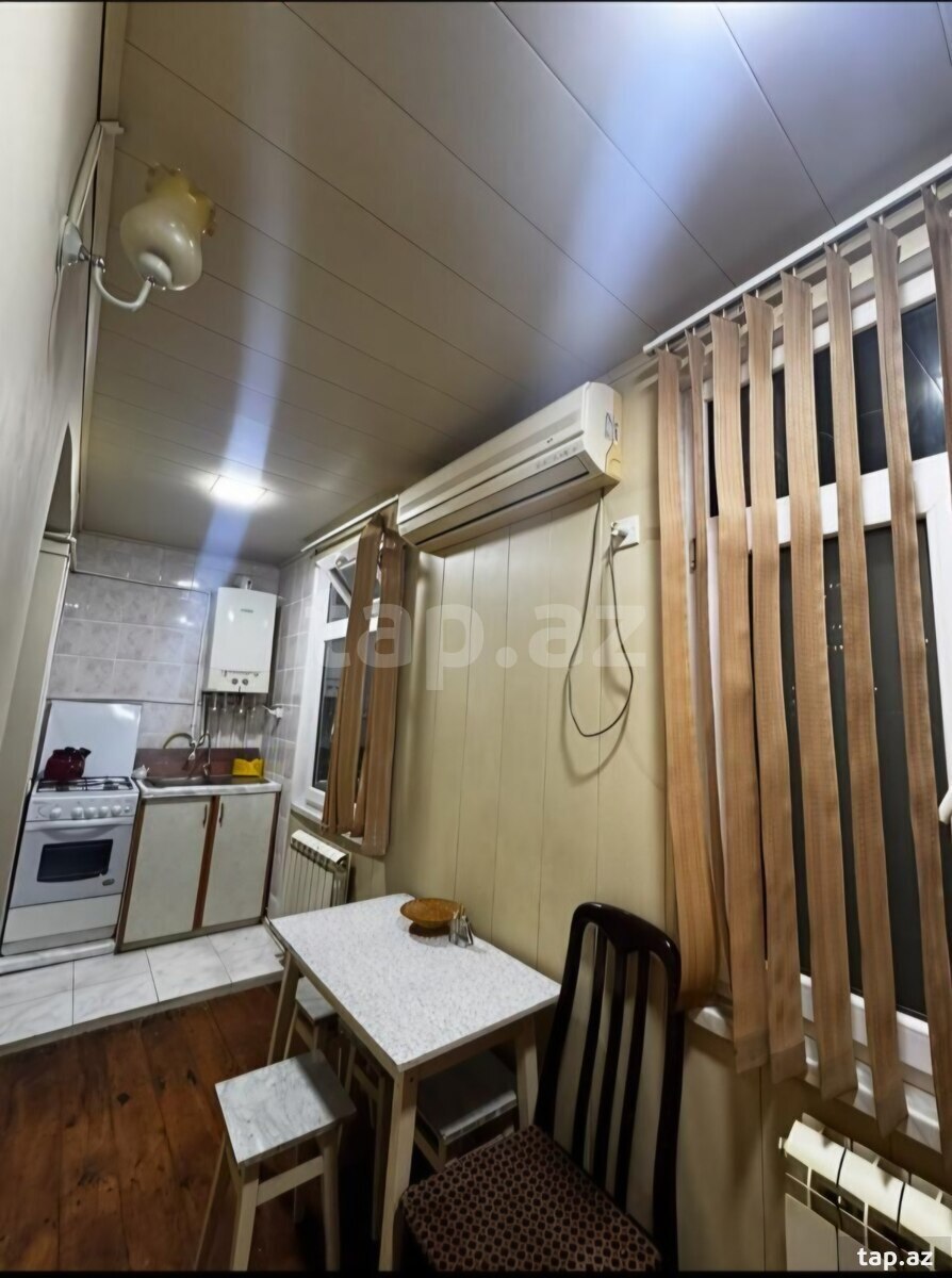 2-otaqlı mənzil kirayə verilir, Nərimanov m., 45 m² (4)
