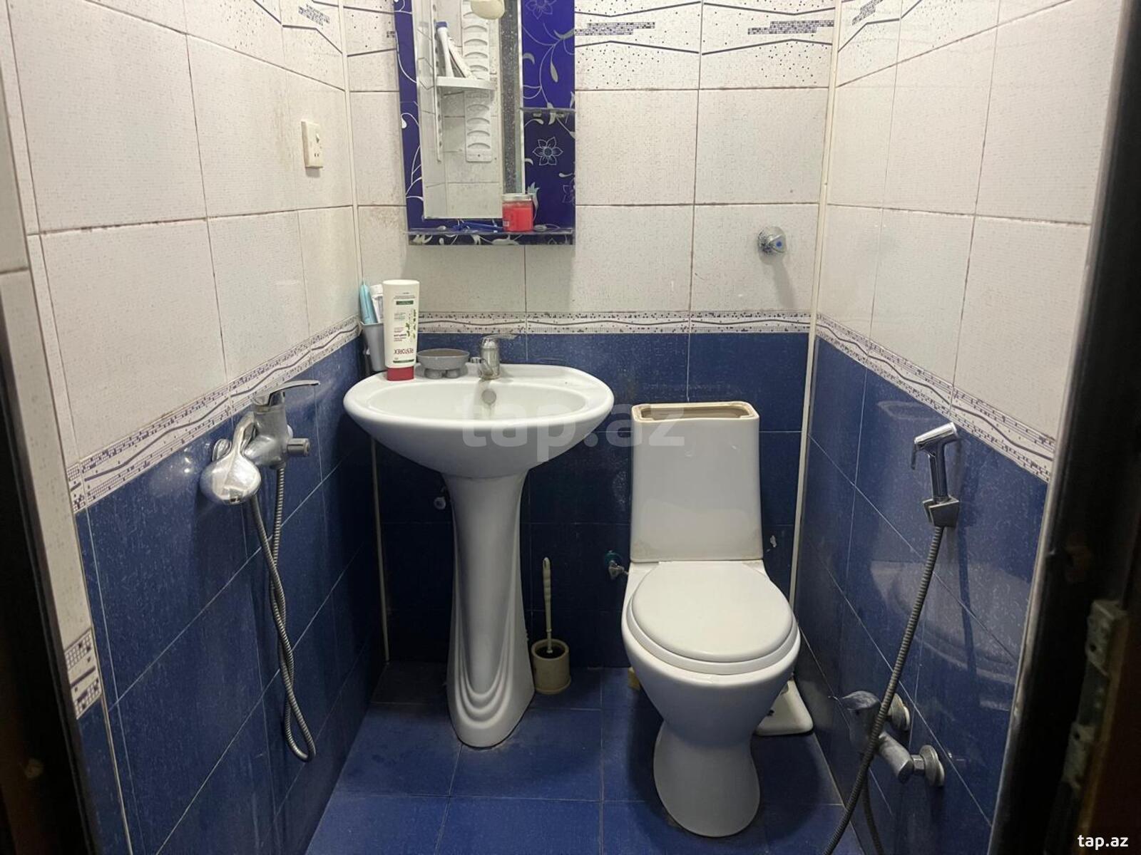 2-otaqlı mənzil kirayə verilir, İnşaatçılar m., 35 m² (6)