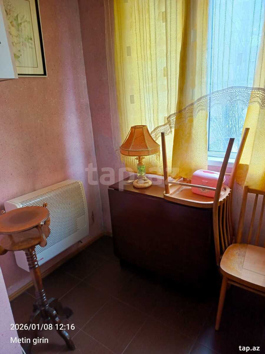 1-otaqlı mənzil kirayə verilir, Ələsgər Ələkbərov küç., 30 m² (5)