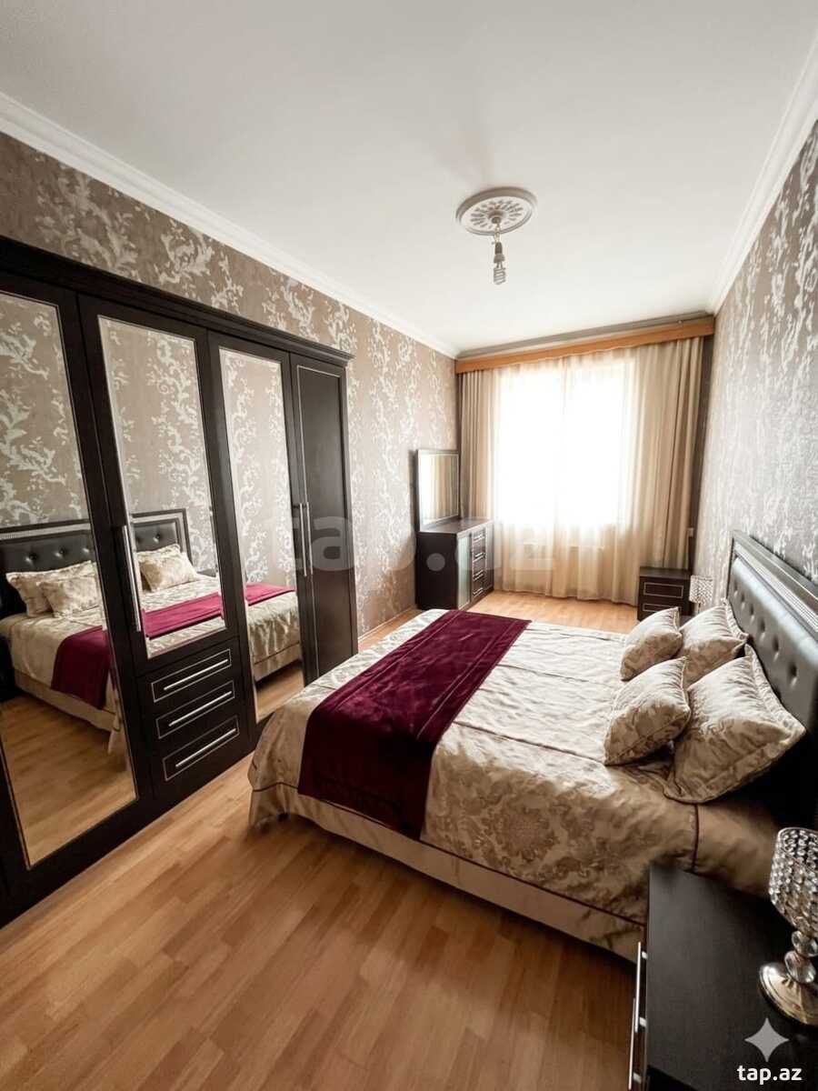2-otaqlı mənzil kirayə verilir, Gənclik m., 60 m²