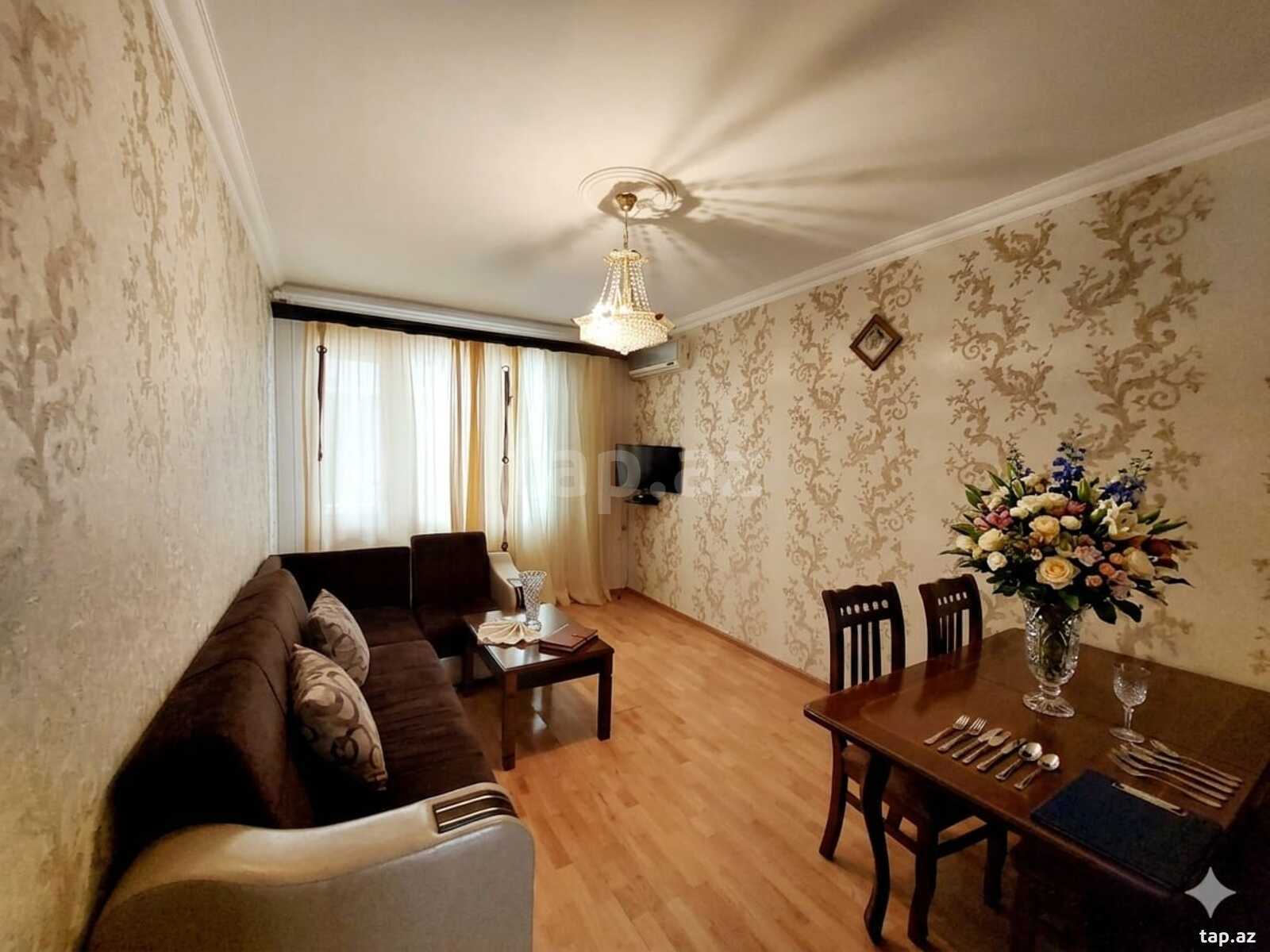 2-otaqlı mənzil kirayə verilir, Gənclik m., 60 m² (2)