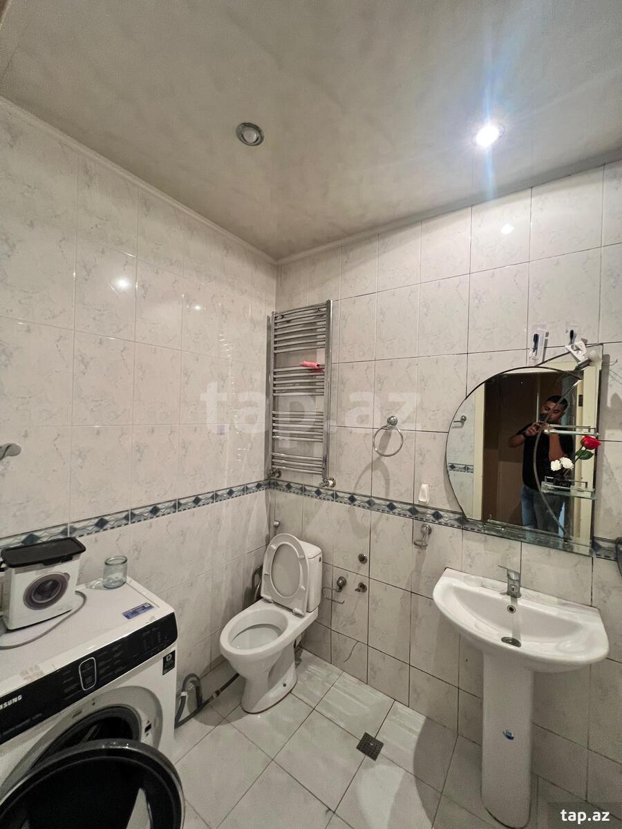 4-otaqlı mənzil kirayə verilir, Qara Qarayev m., 100 m² (5)