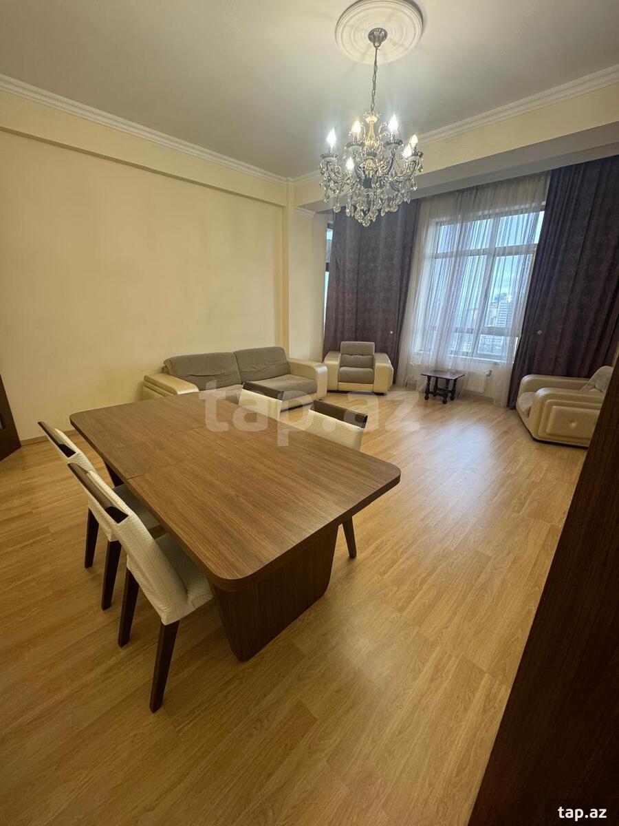 3-otaqlı yeni tikili kirayə verilir, Əhməd Cəmil küç., 121 m²
