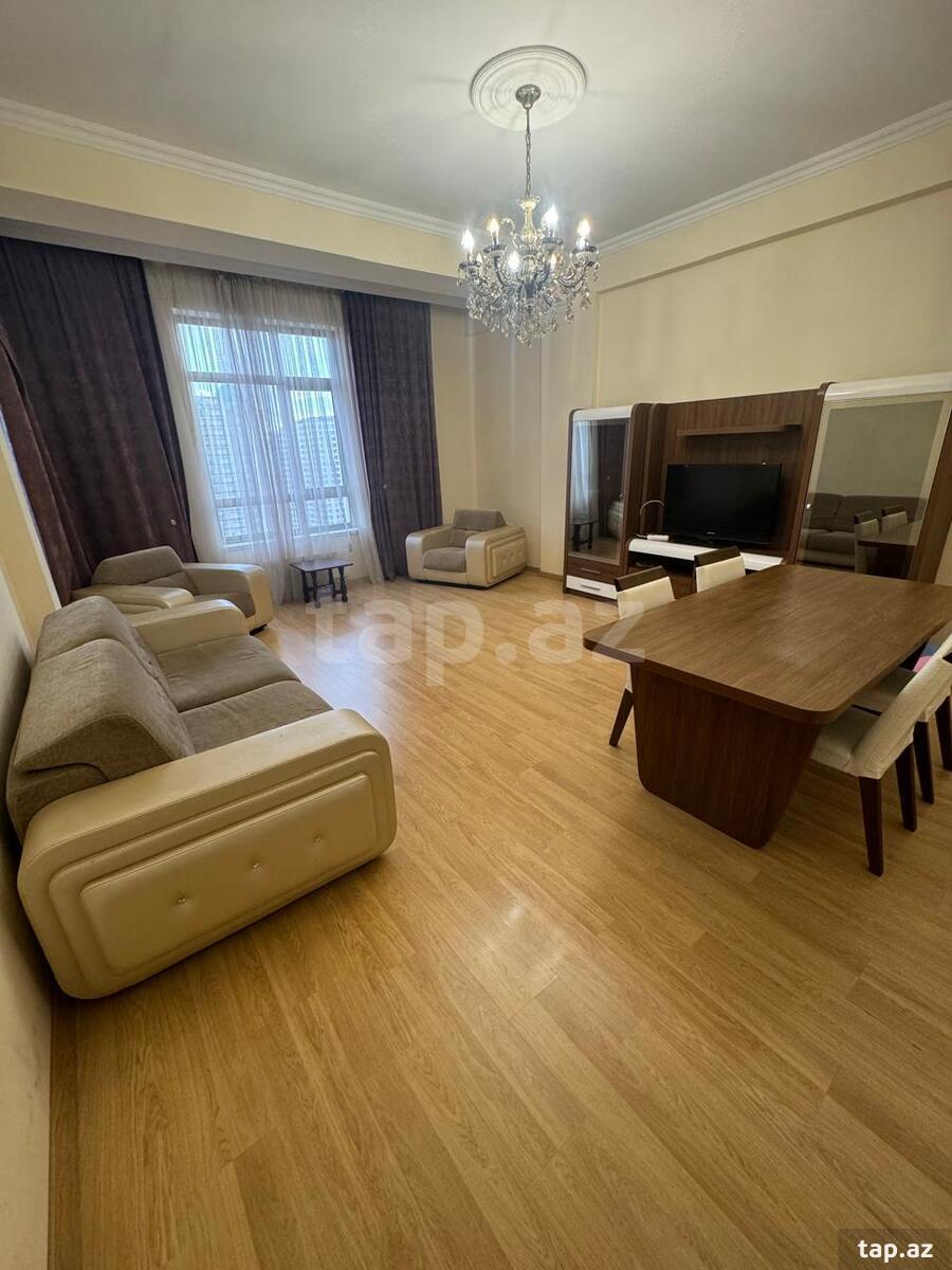 3-otaqlı yeni tikili kirayə verilir, Əhməd Cəmil küç., 121 m² (2)