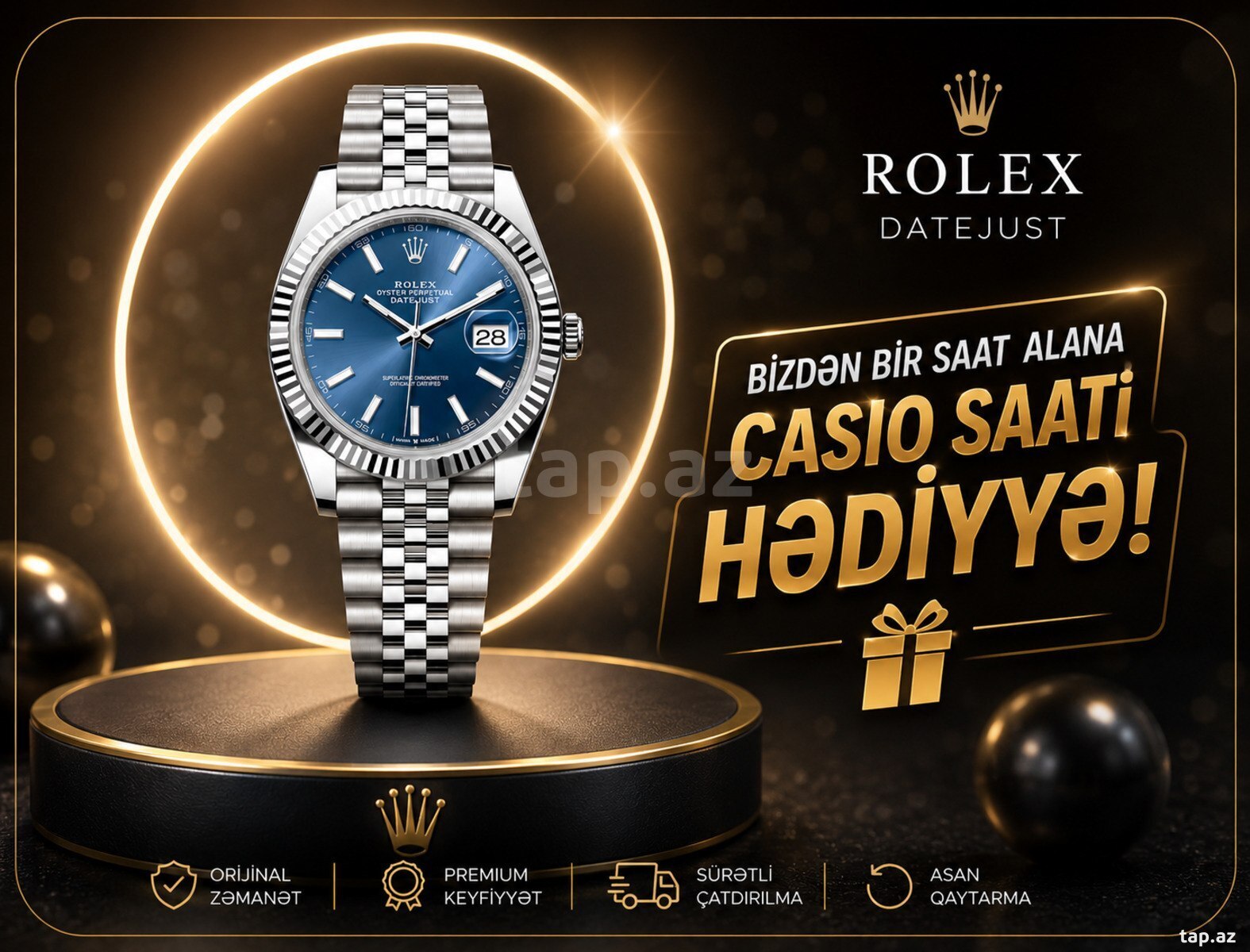Rolex Datejust qol saatı