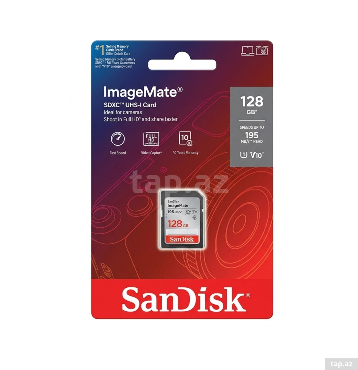 SD kart "SanDisk 128GB SDXC"