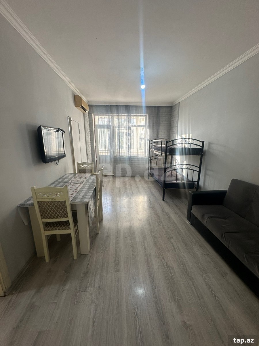 2-otaqlı mənzil kirayə verilir, Memar Əcəmi m., 60 m² (4)