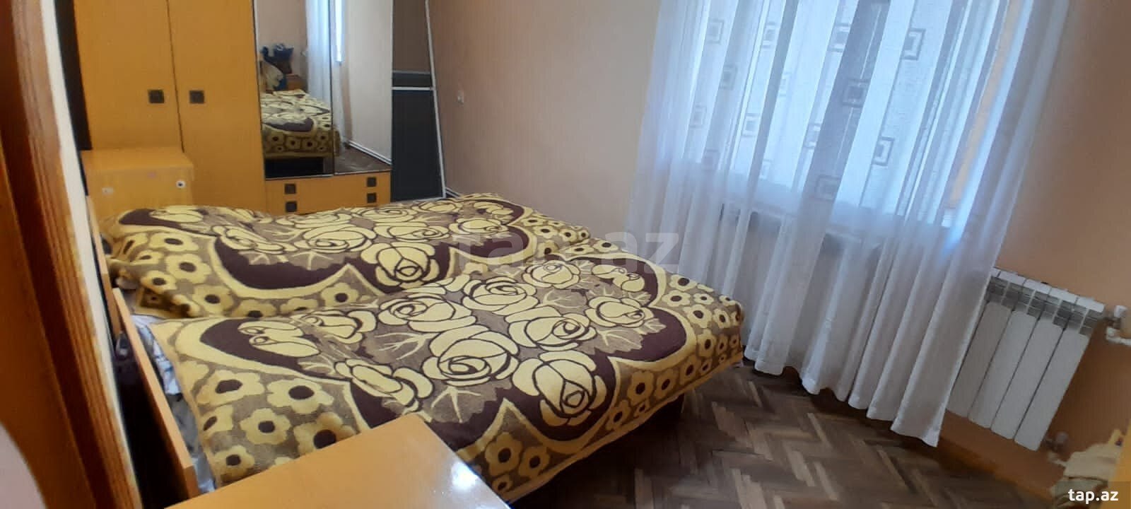 2-otaqlı mənzil kirayə verilir, E.Akademiyası m., 45 m² (5)