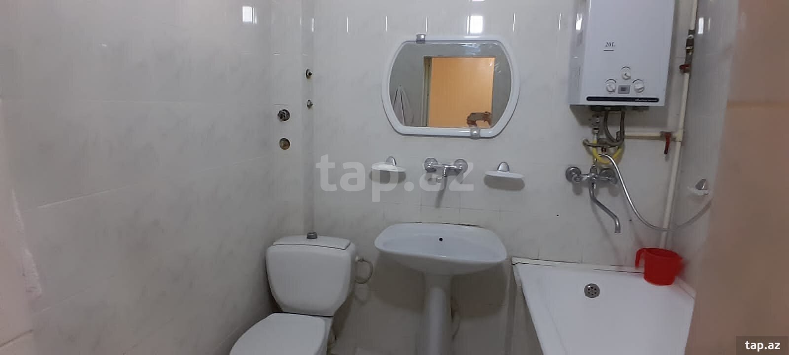 2-otaqlı mənzil kirayə verilir, E.Akademiyası m., 45 m² (10)