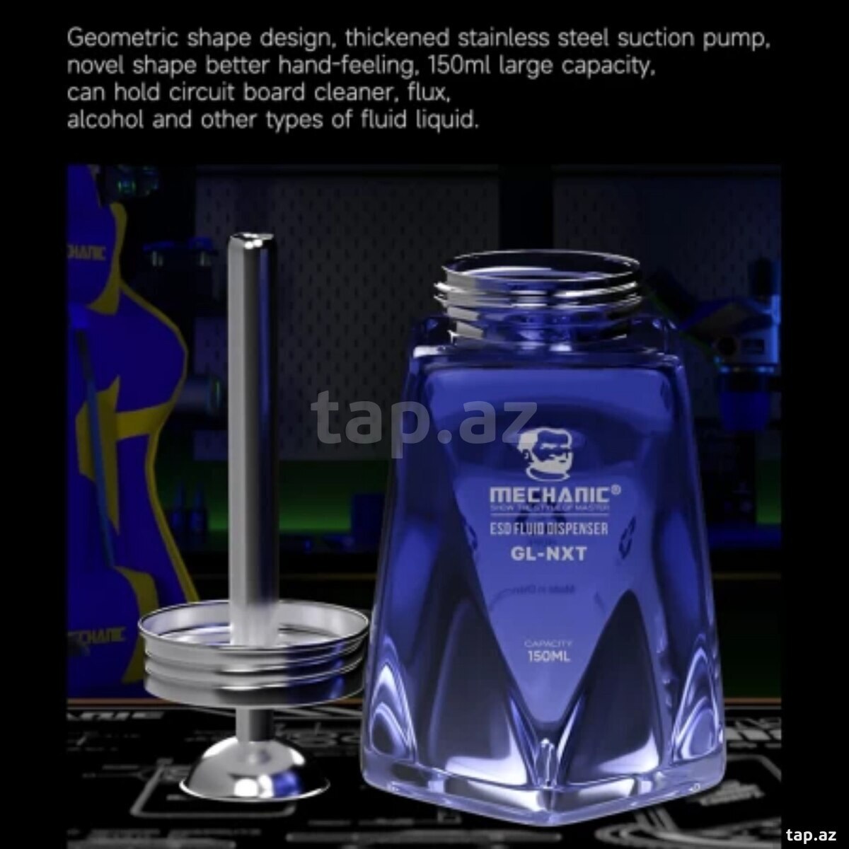 Mechanic GL-NTX 150ML maye, spirt qabı  (3)