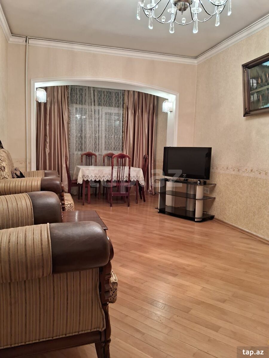 3-otaqlı mənzil kirayə verilir, Nəriman Nərimanov m., 80 m²