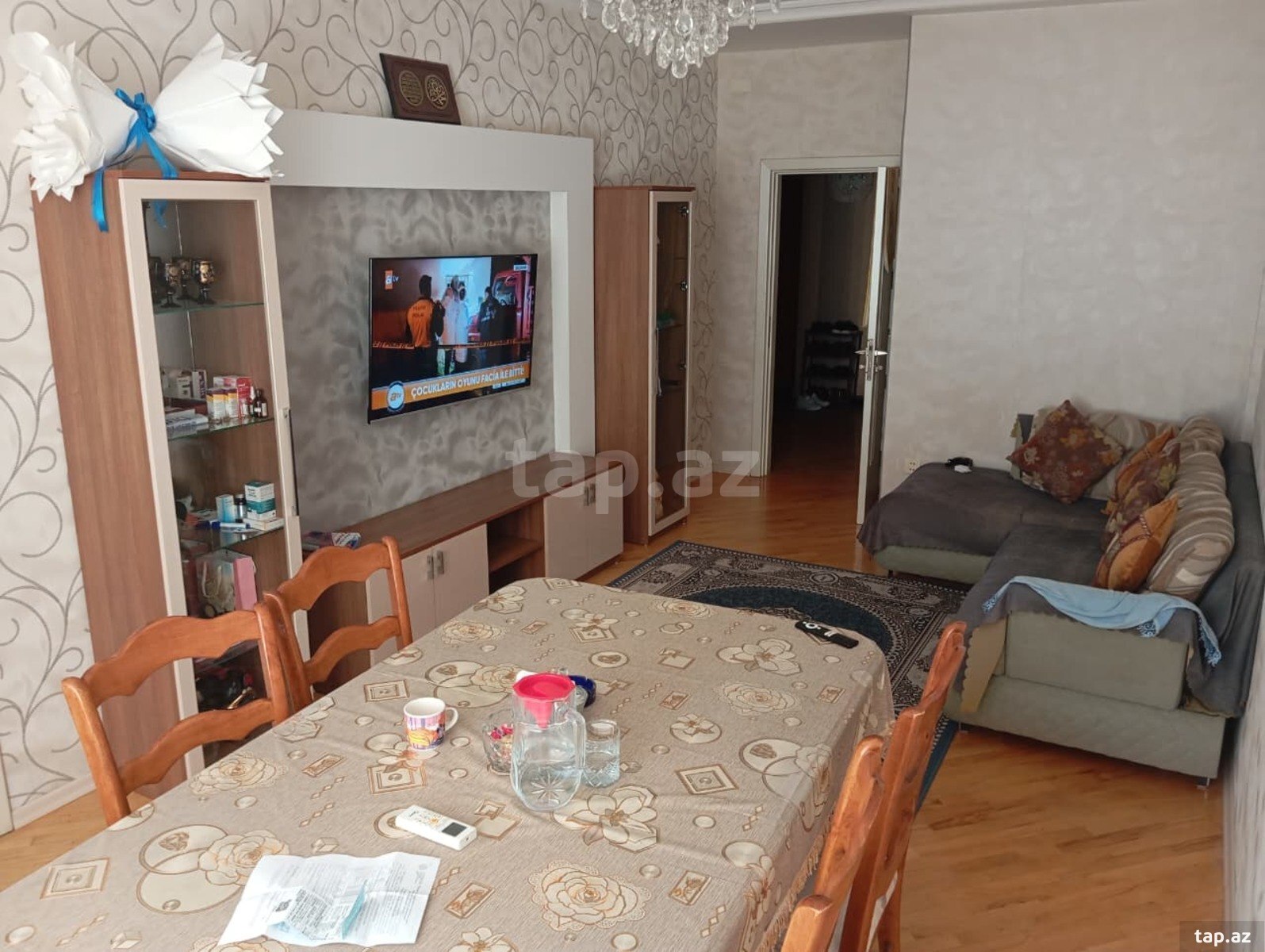 3-otaqlı yeni tikili kirayə verilir, Əhmədli qəs., 93 m² (2)
