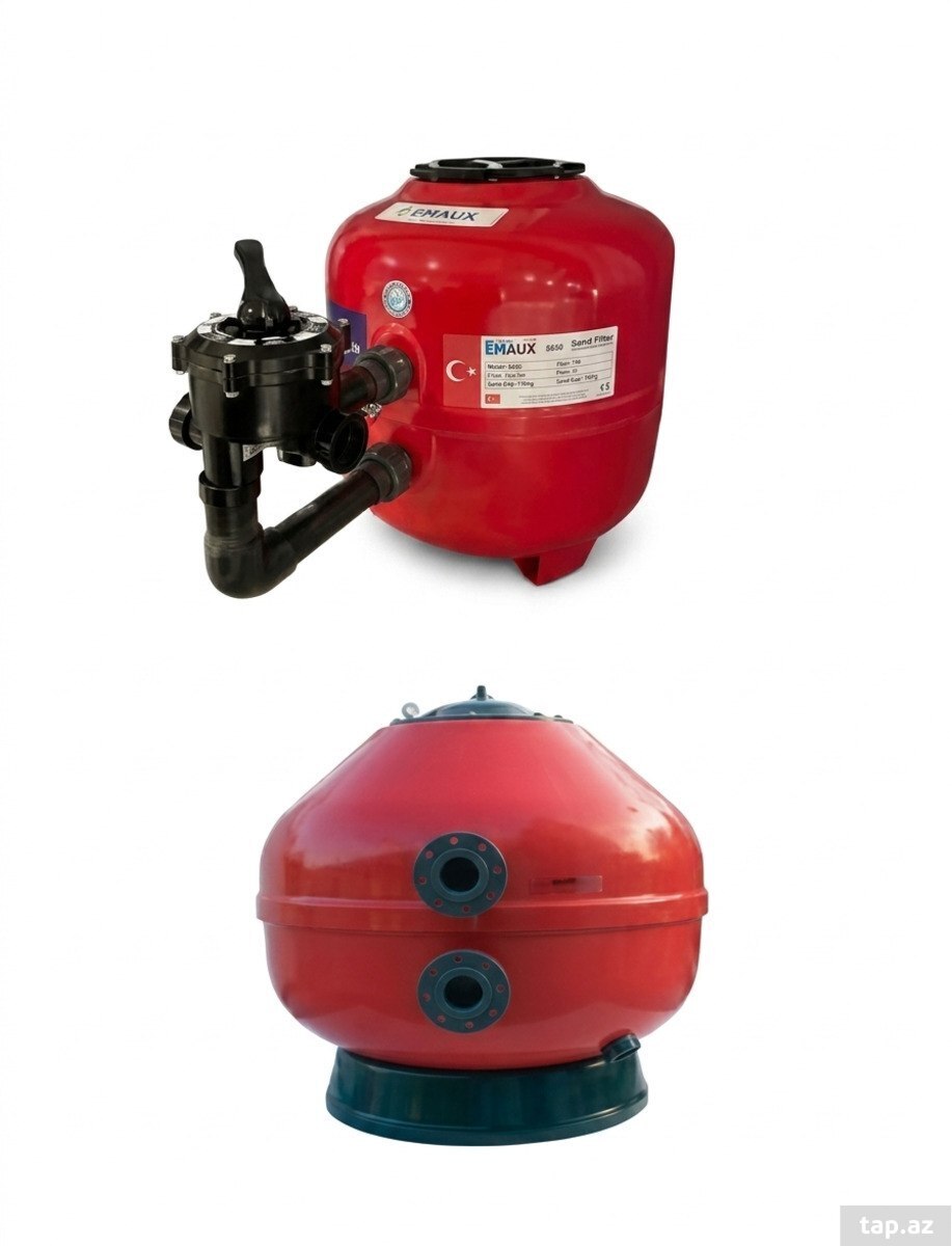 Polyester hovuz qum filtri Ø760 – 21 m³/saat — 1