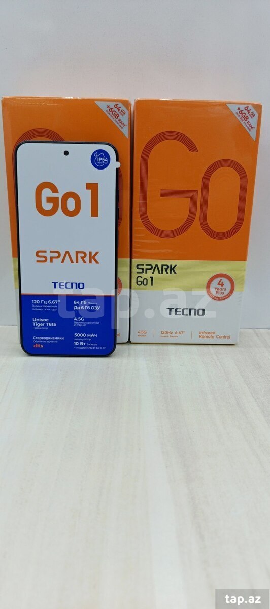 Tecno Spark Go 1 Startrail Black 64GB/4GB (2)