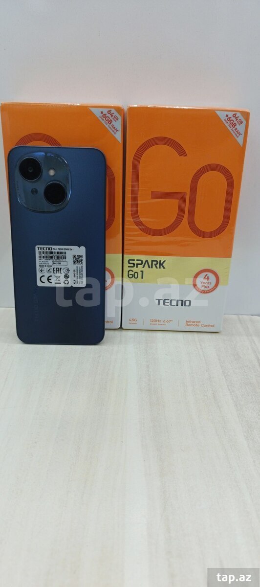 Tecno Spark Go 1 Startrail Black 64GB/4GB