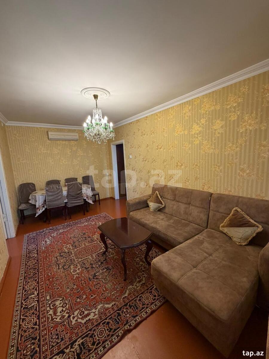 2-otaqlı mənzil kirayə verilir, E. Akademiyası m., 60 m² (2)