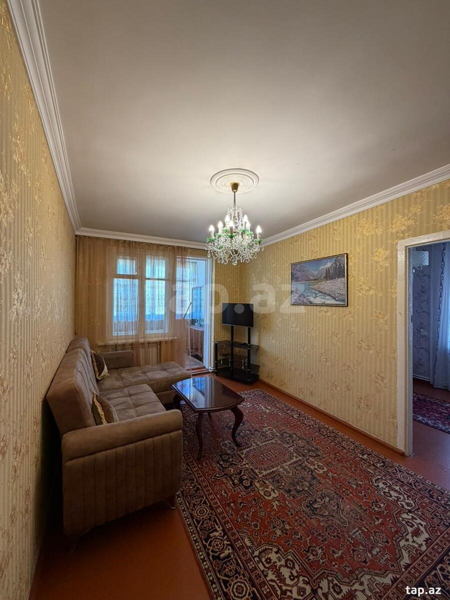 2-otaqlı mənzil kirayə verilir, E. Akademiyası m., 60 m²