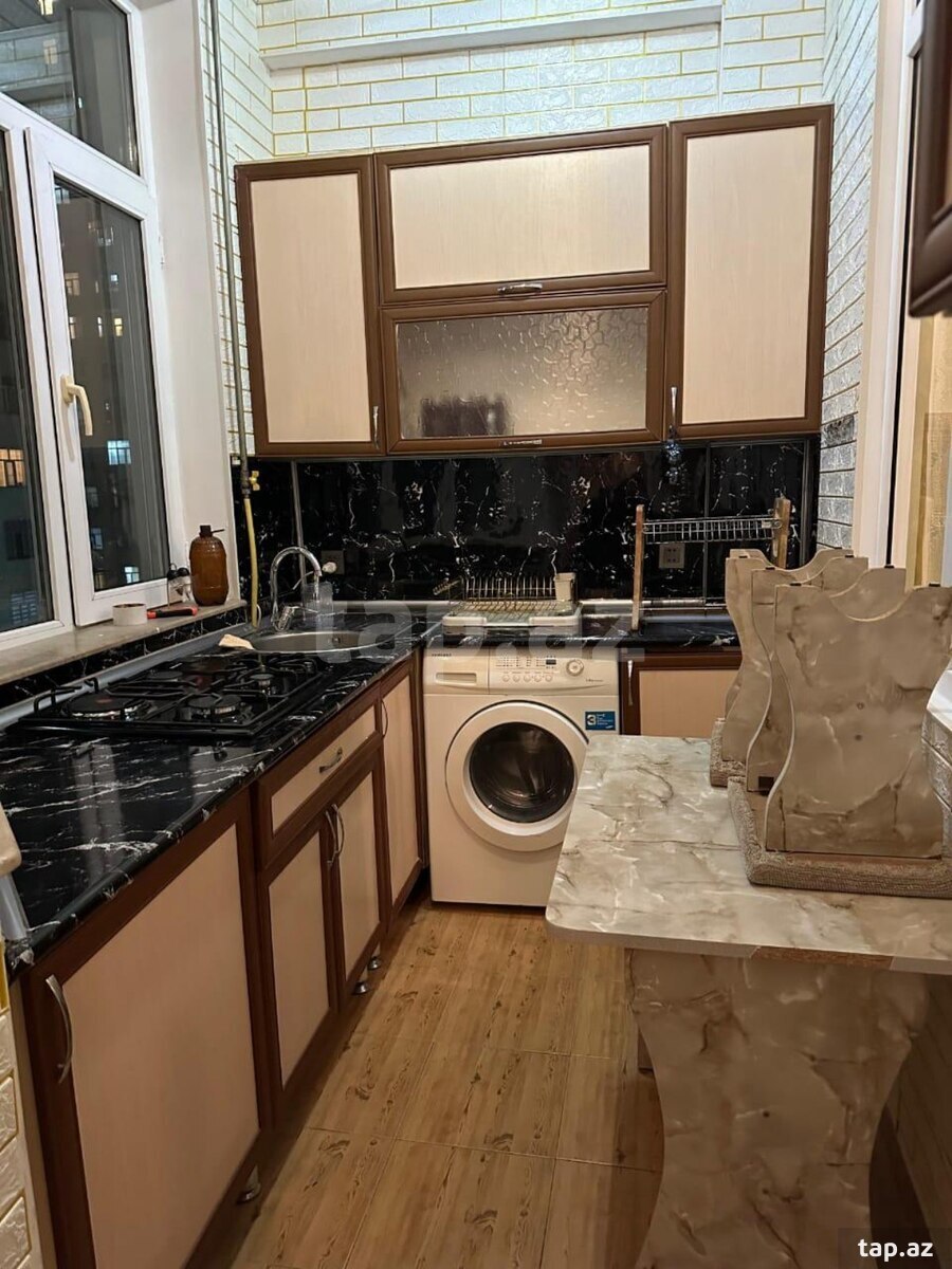 2-otaqlı yeni tikili, Həzi Aslanov m., 52 m² (3)