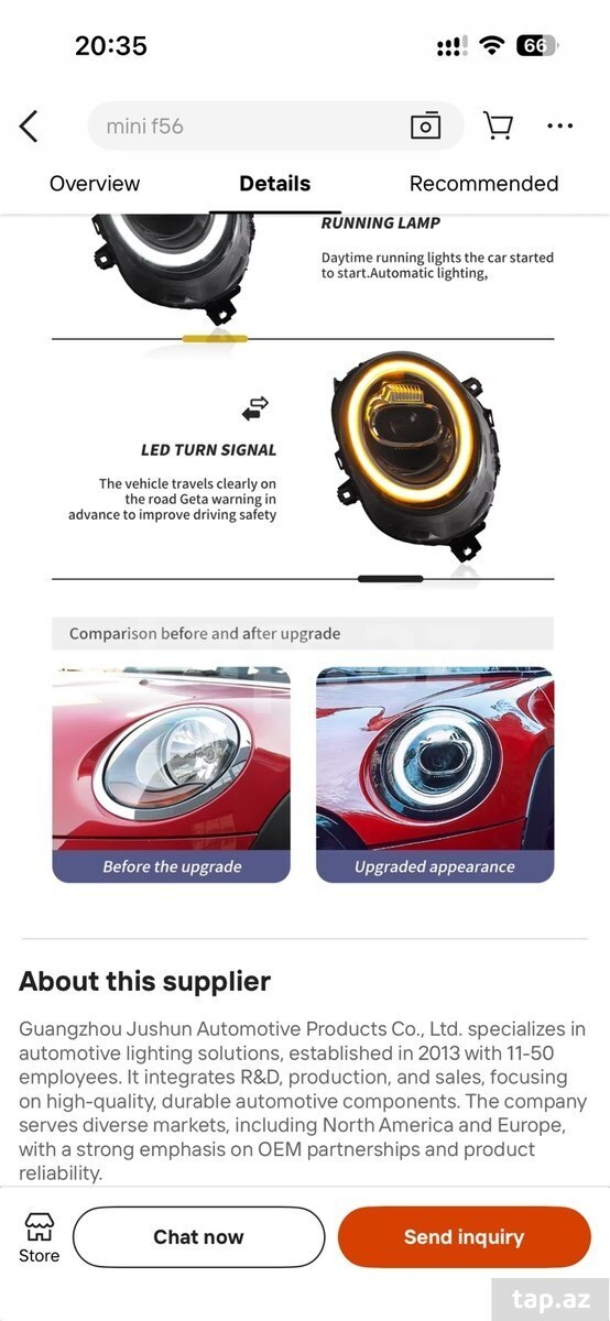 Mini Cooper F56 farası (2)
