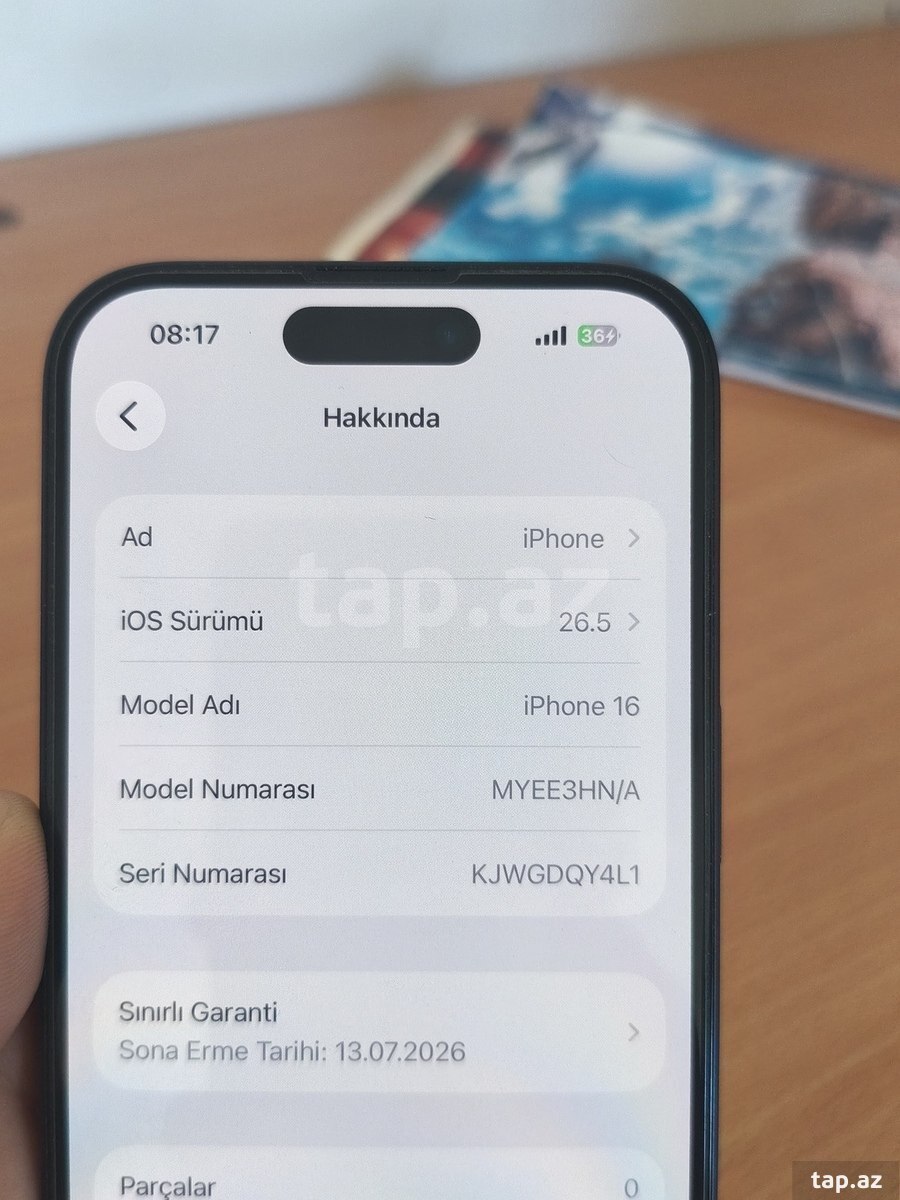 Apple iPhone 16 Black 256GB/8GB (6)