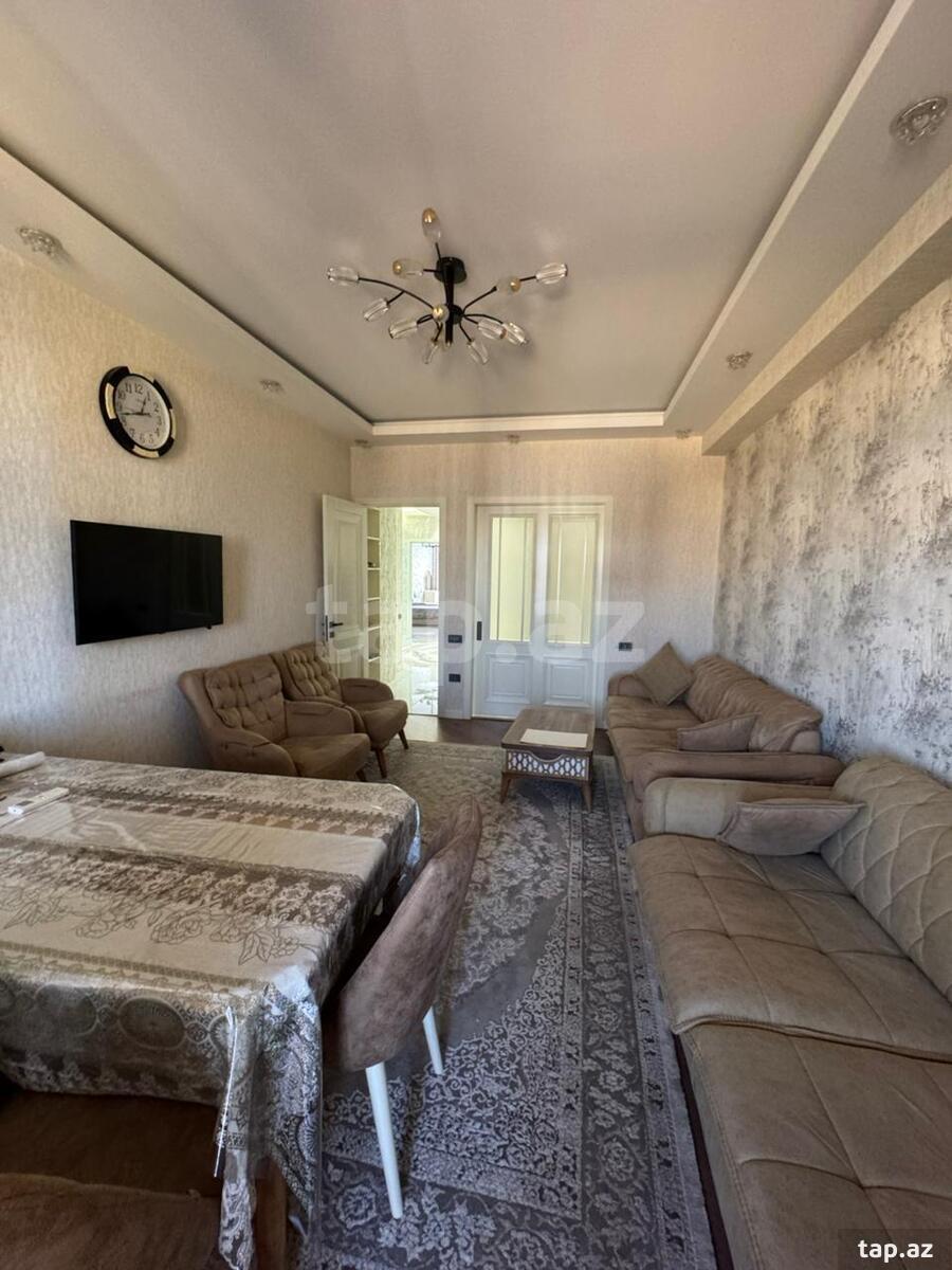 3-otaqlı yeni tikili kirayə verilir, Zahid Xəlilov küç., 124 m² (2)