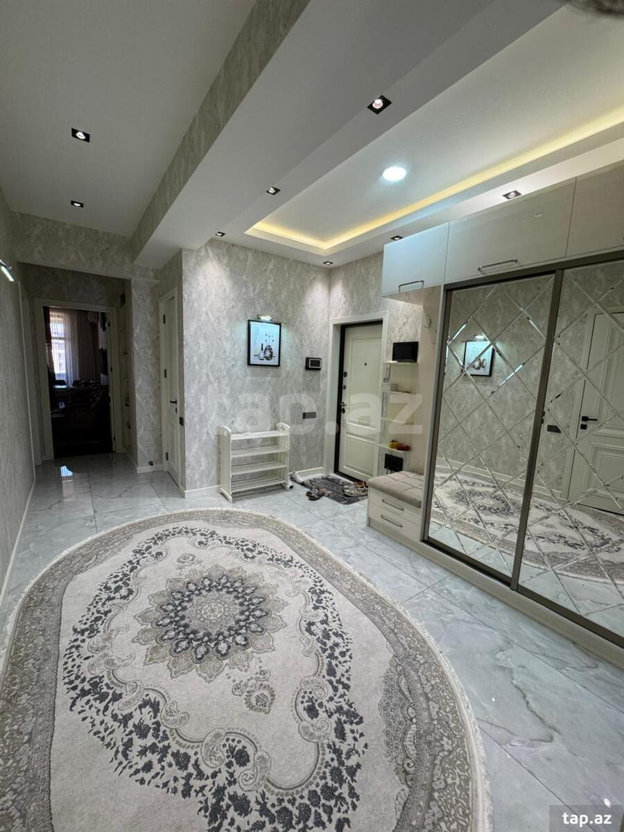 3-otaqlı yeni tikili kirayə verilir, Zahid Xəlilov küç., 124 m² (7)