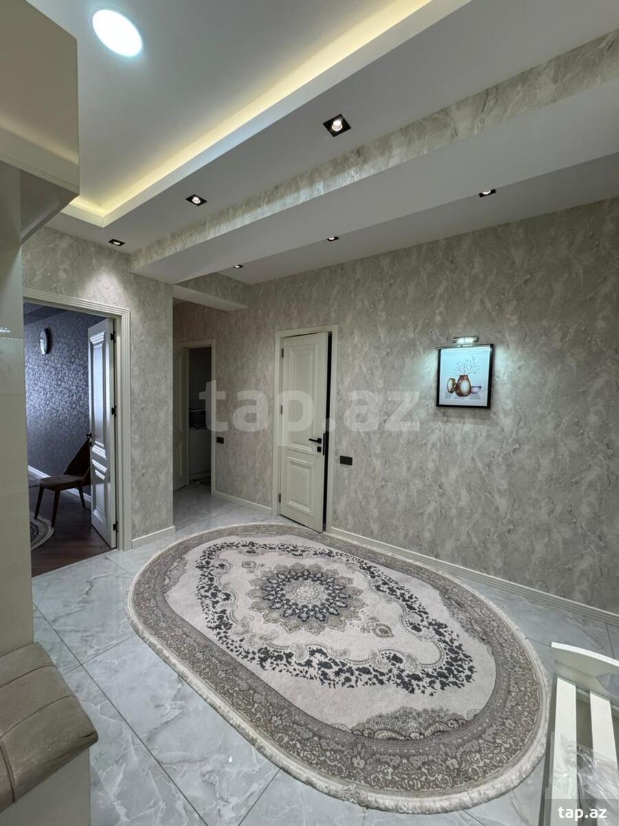 3-otaqlı yeni tikili kirayə verilir, Zahid Xəlilov küç., 124 m² (3)