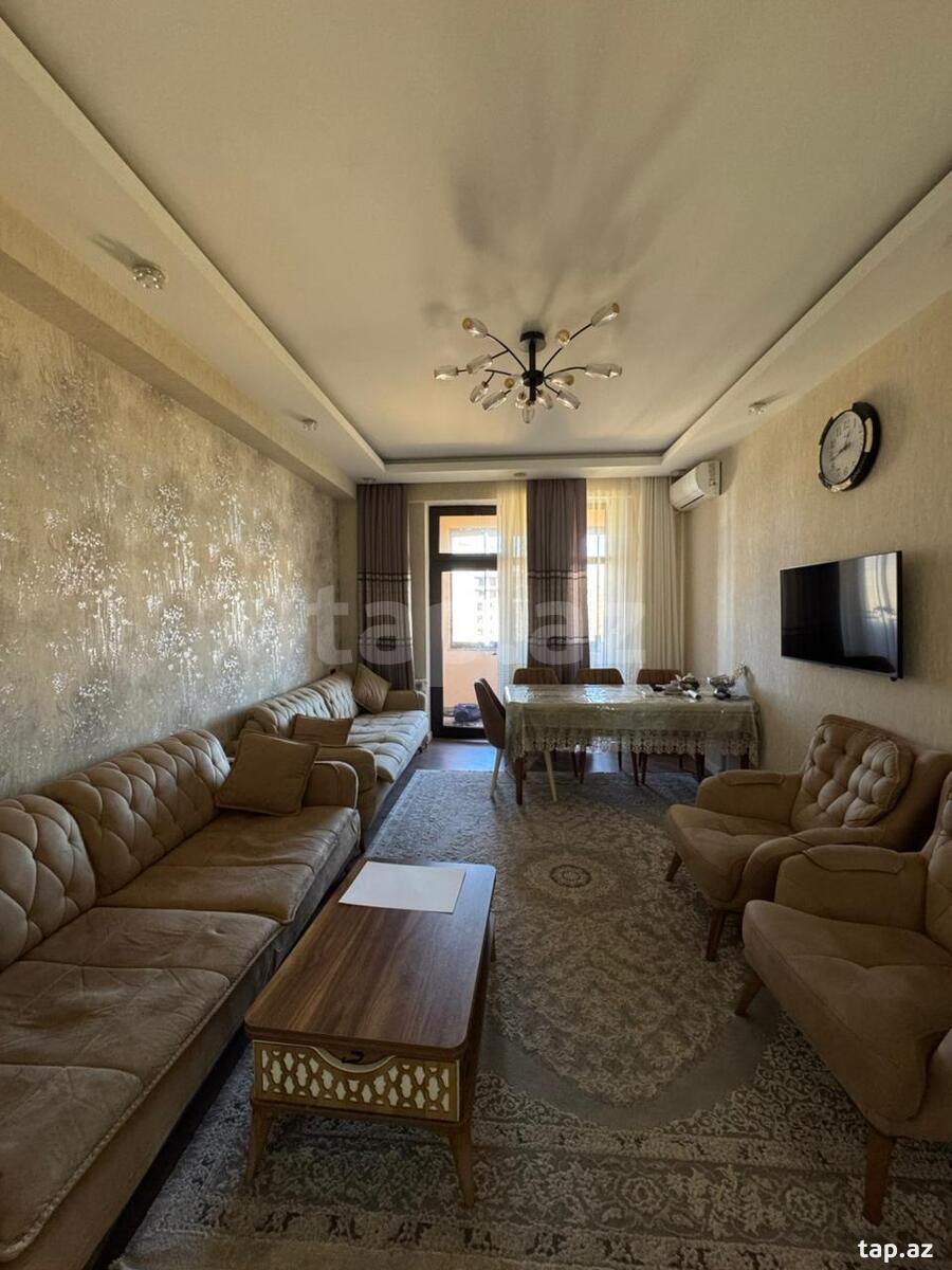 3-otaqlı yeni tikili kirayə verilir, Zahid Xəlilov küç., 124 m² (4)