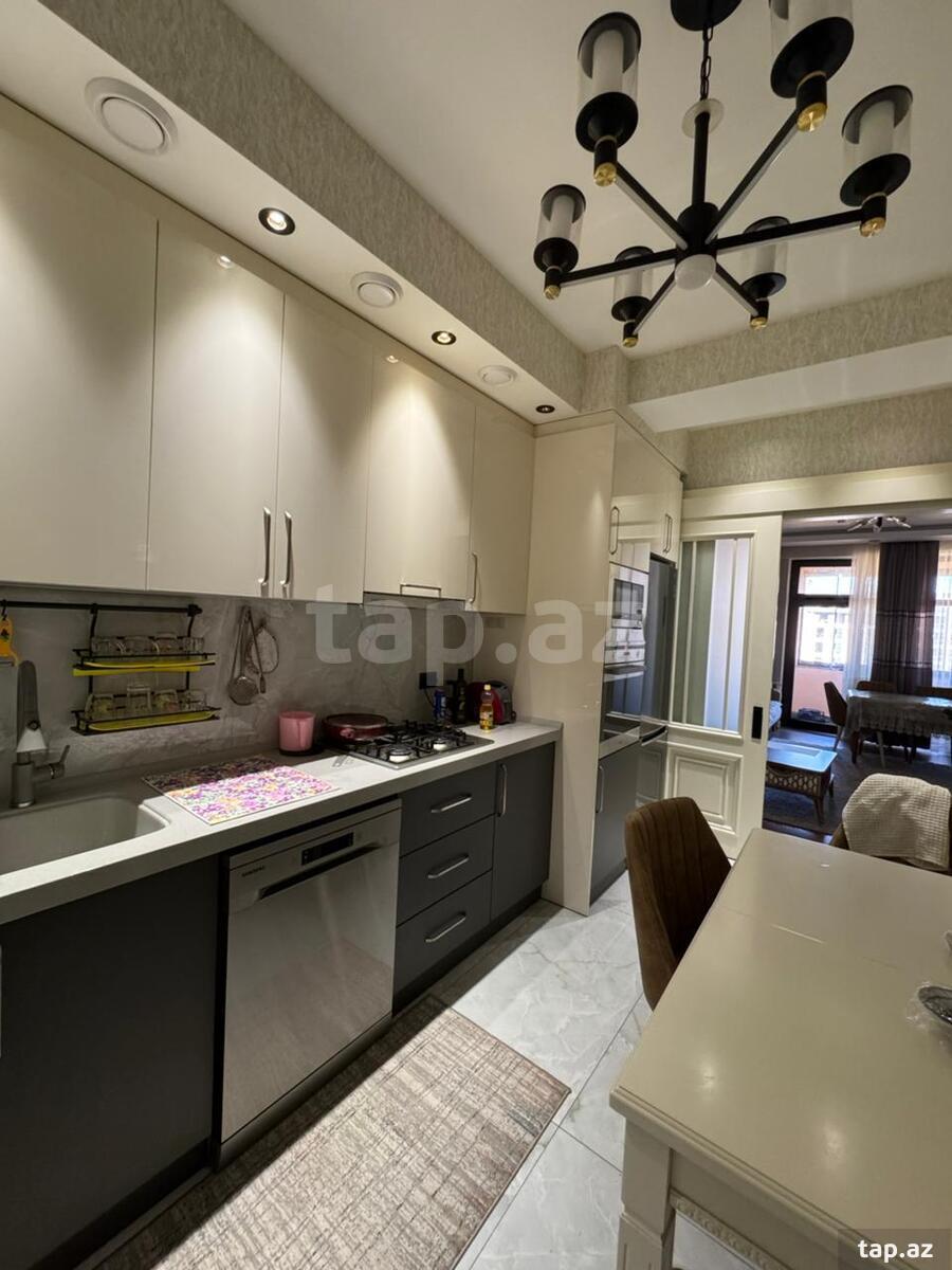 3-otaqlı yeni tikili kirayə verilir, Zahid Xəlilov küç., 124 m² (6)