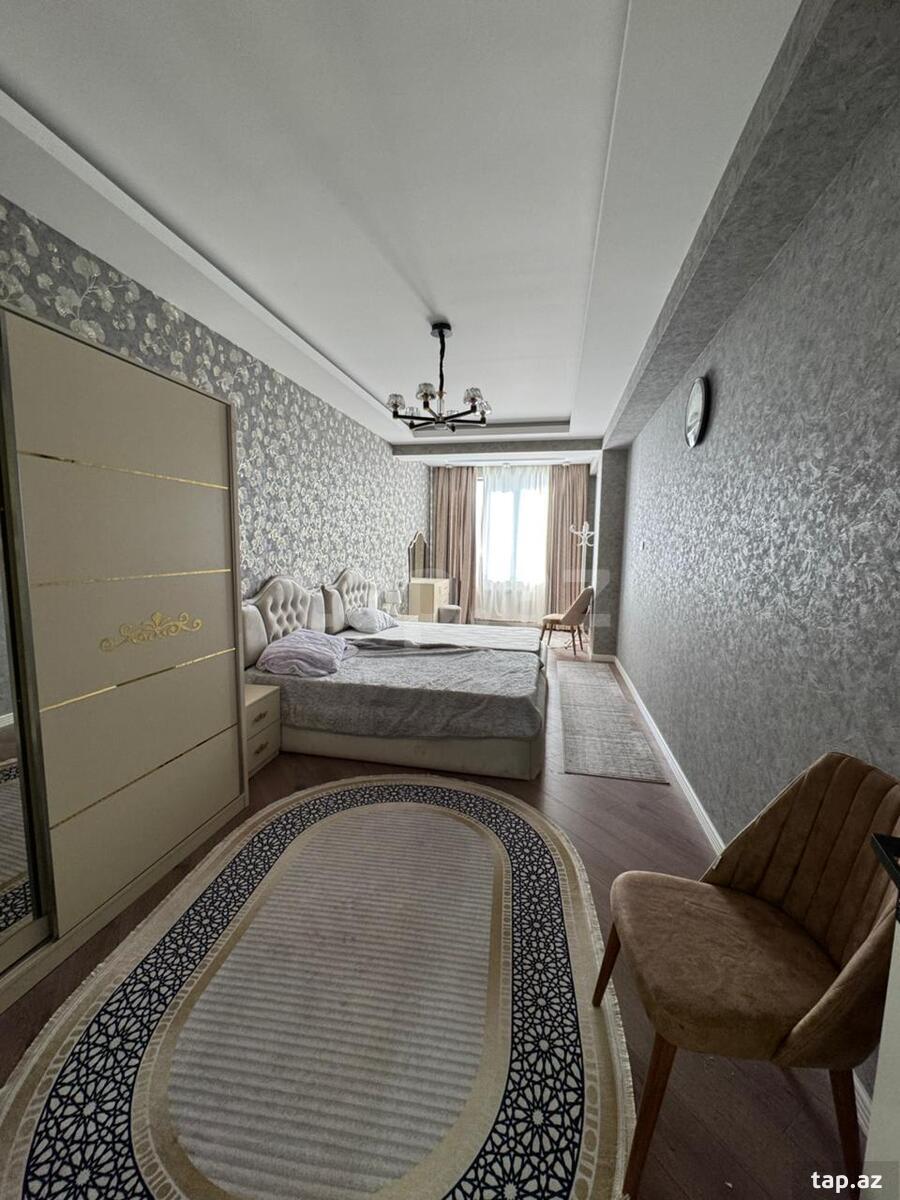 3-otaqlı yeni tikili kirayə verilir, Zahid Xəlilov küç., 124 m² (8)