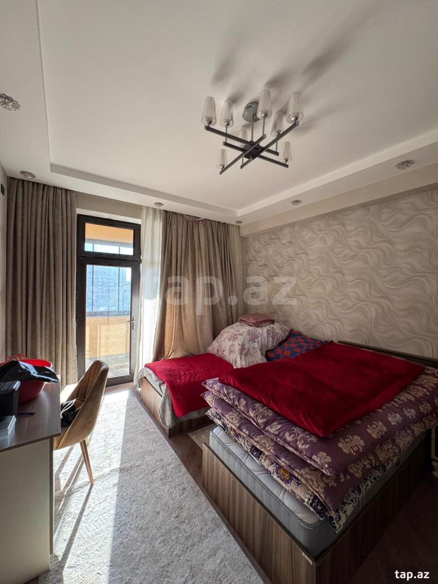 3-otaqlı yeni tikili kirayə verilir, Zahid Xəlilov küç., 124 m² (11)